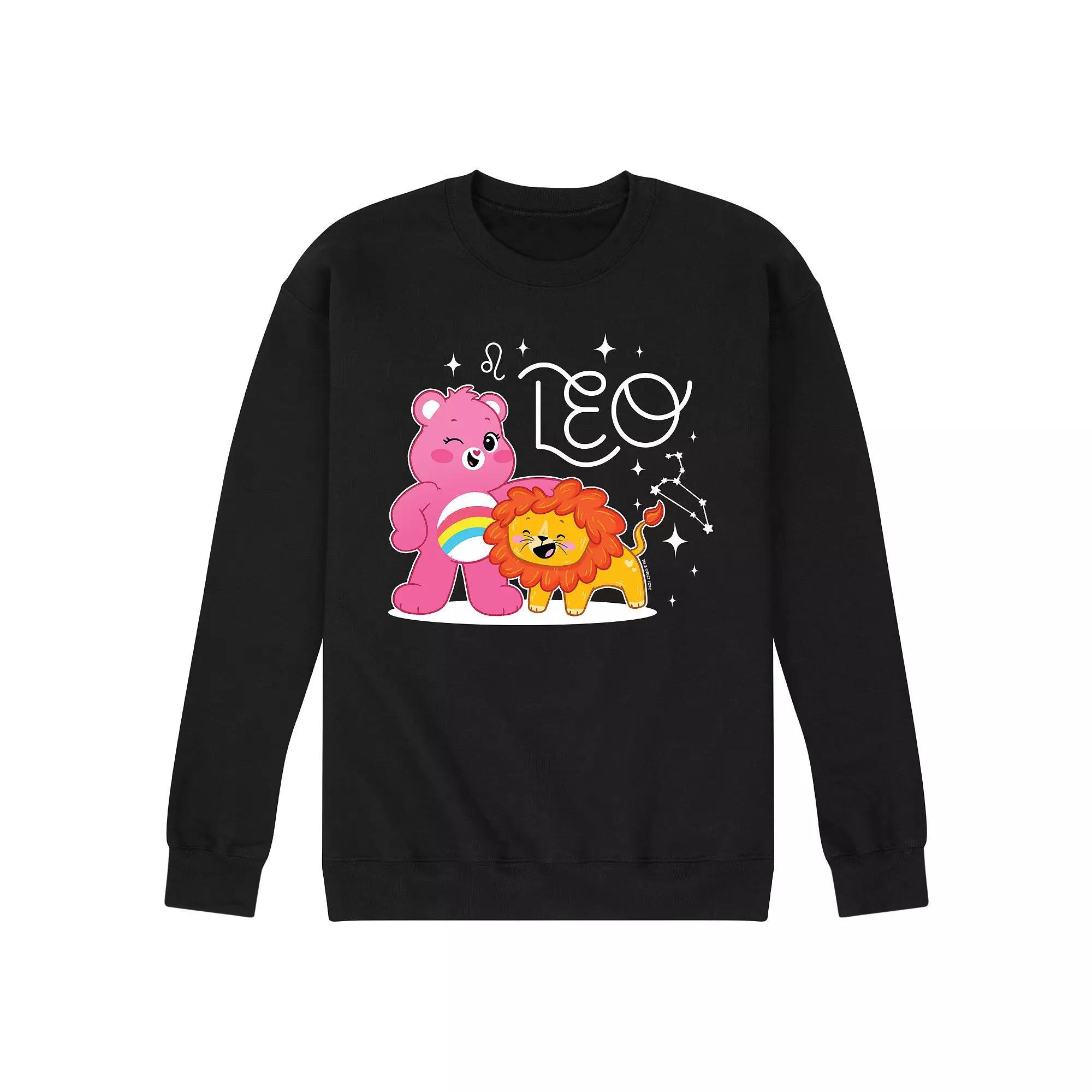 Mens Care Bears Leo Fleece Sweatshirt Product Image