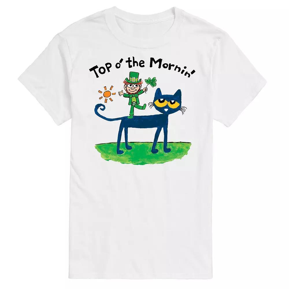 Big & Tall Pete The Cat Top O The Mornin Tee, Mens Product Image
