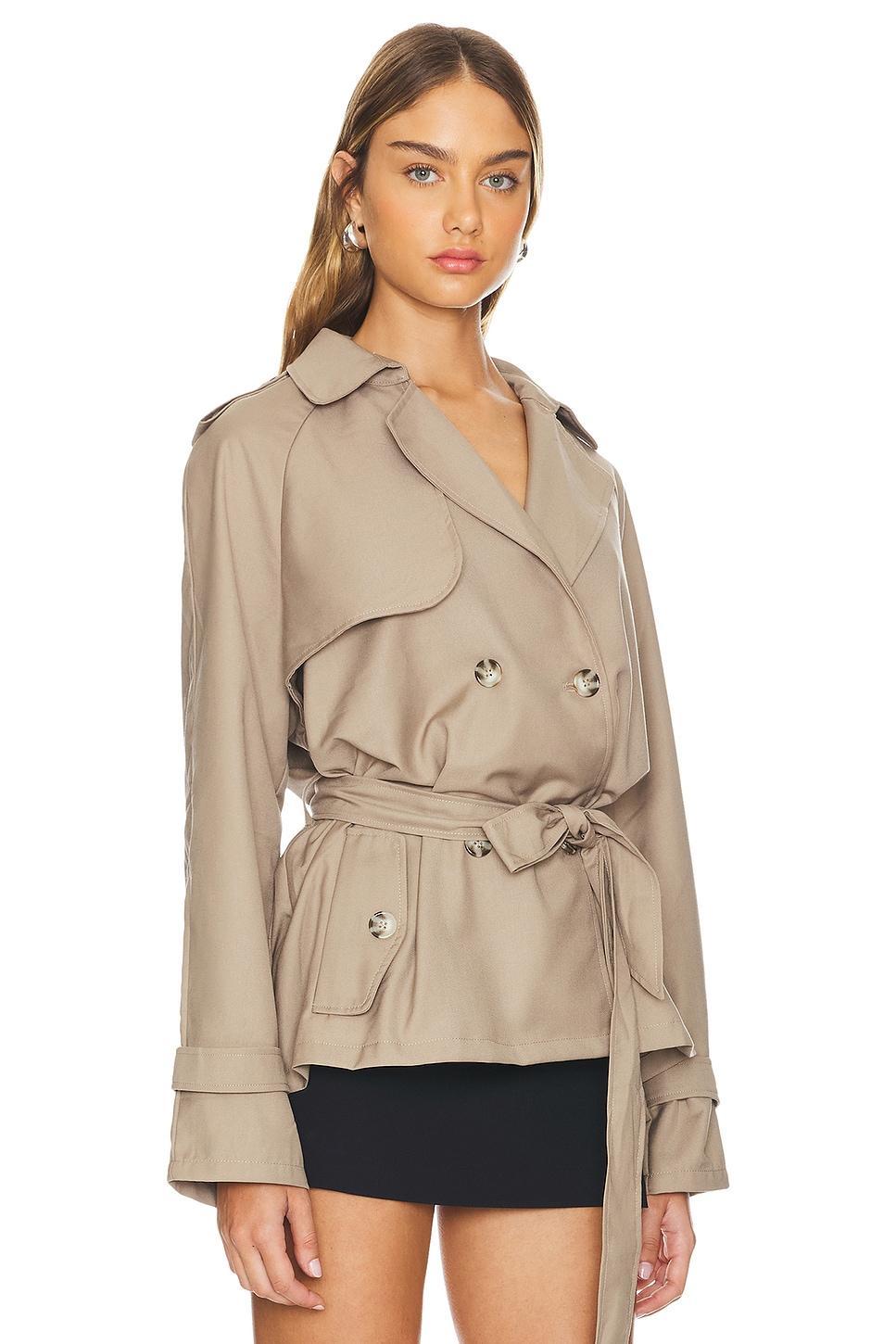 Cropped Trencherous Coat LIONESS Product Image