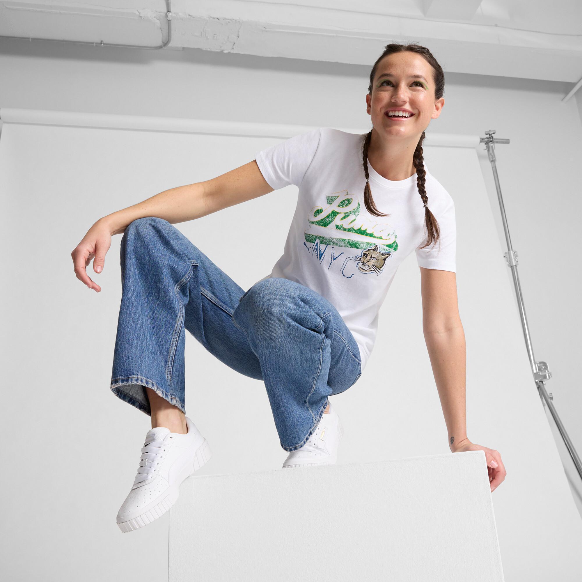 PUMA GRAPHICS NYC Remix Women's T-Shirt Product Image
