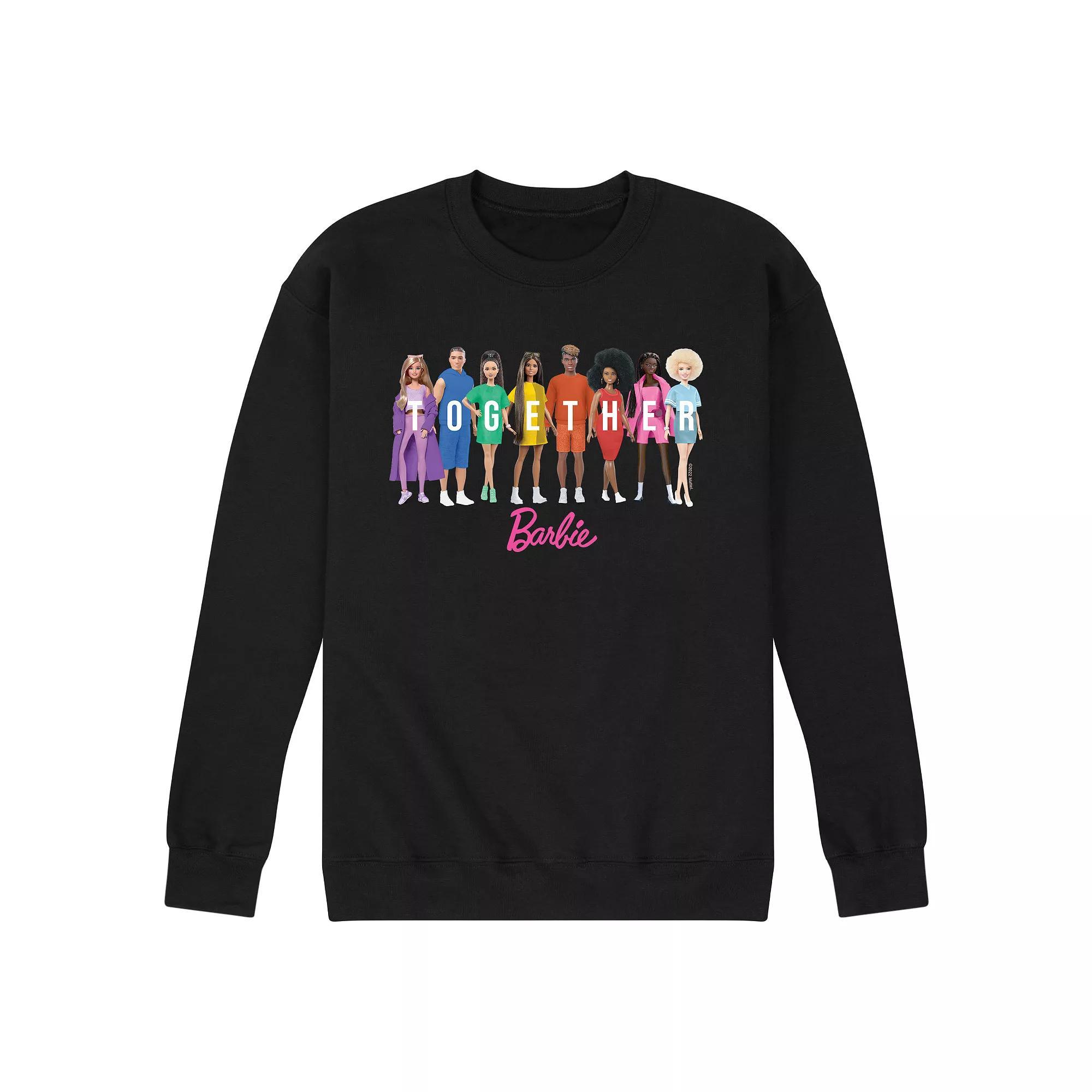 Mens Barbie Together Pride Graphic Fleece Product Image