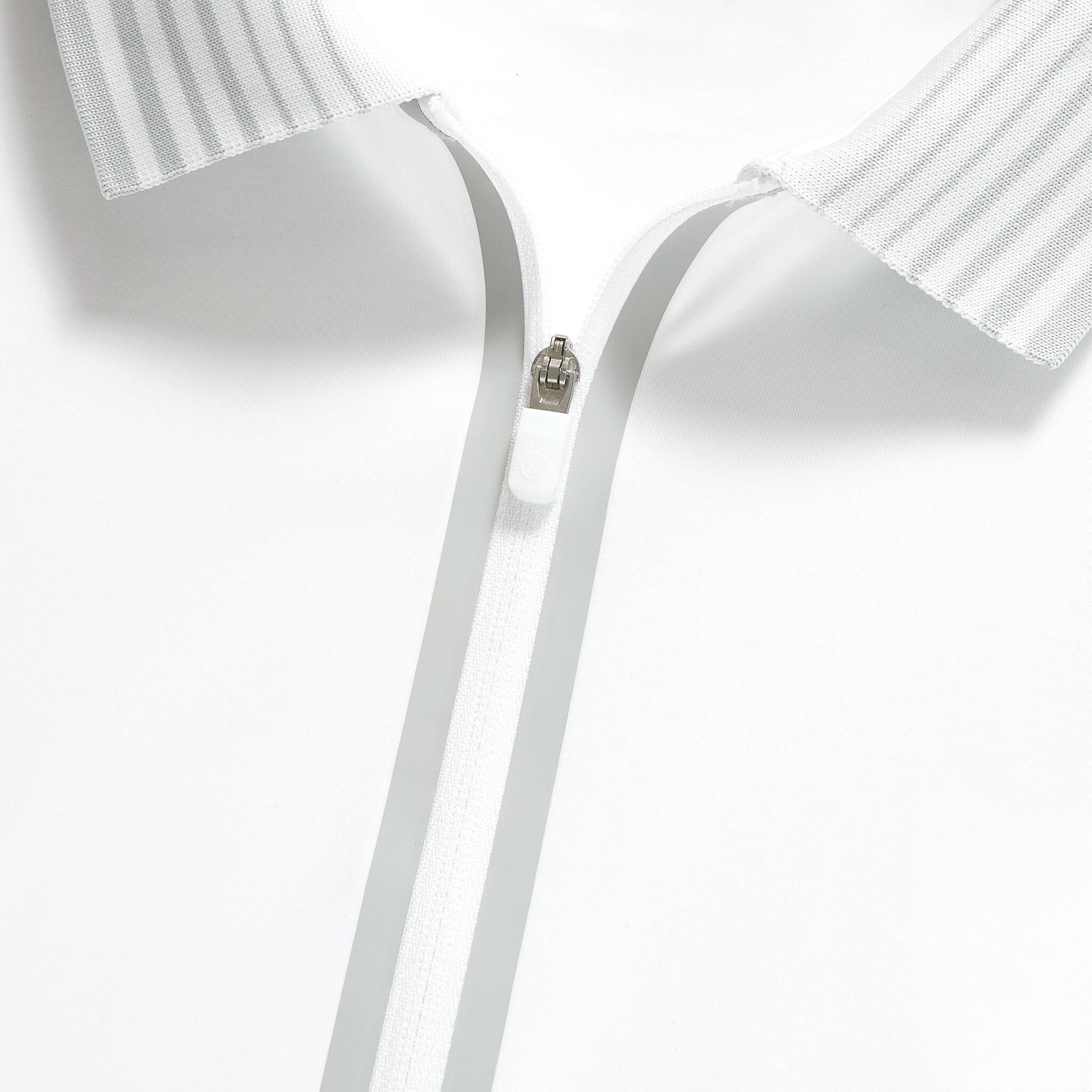 SILKY TECH NYLON QUARTER ZIP POLO Product Image