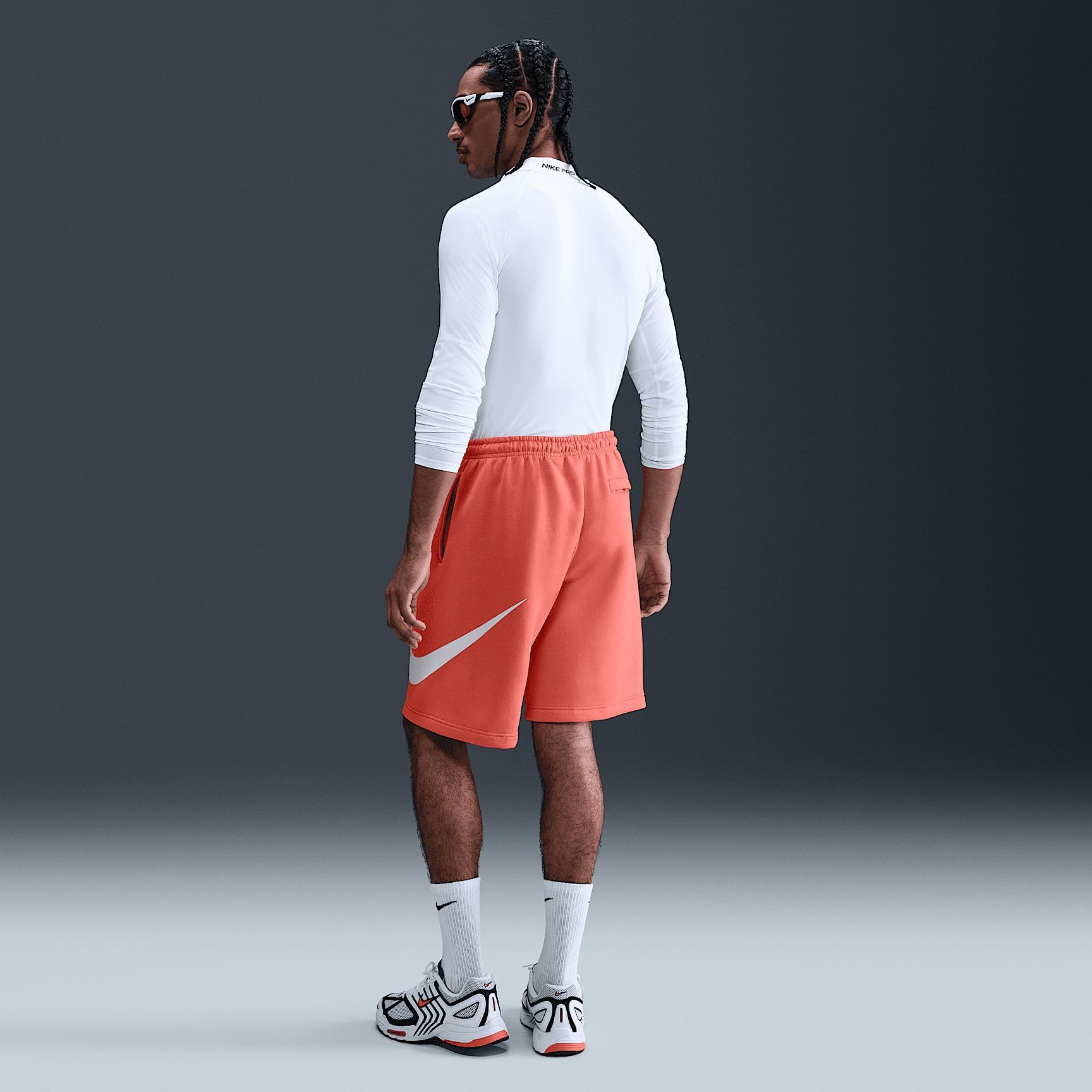 Nike Mens Club Fleece Swoosh Graphic Shorts Product Image