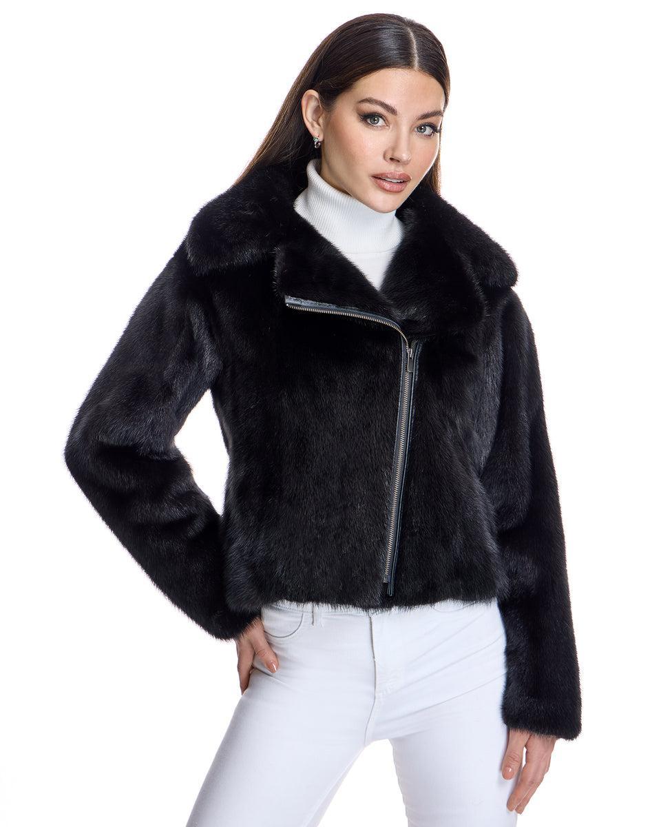 Mink Moto Jacket Product Image