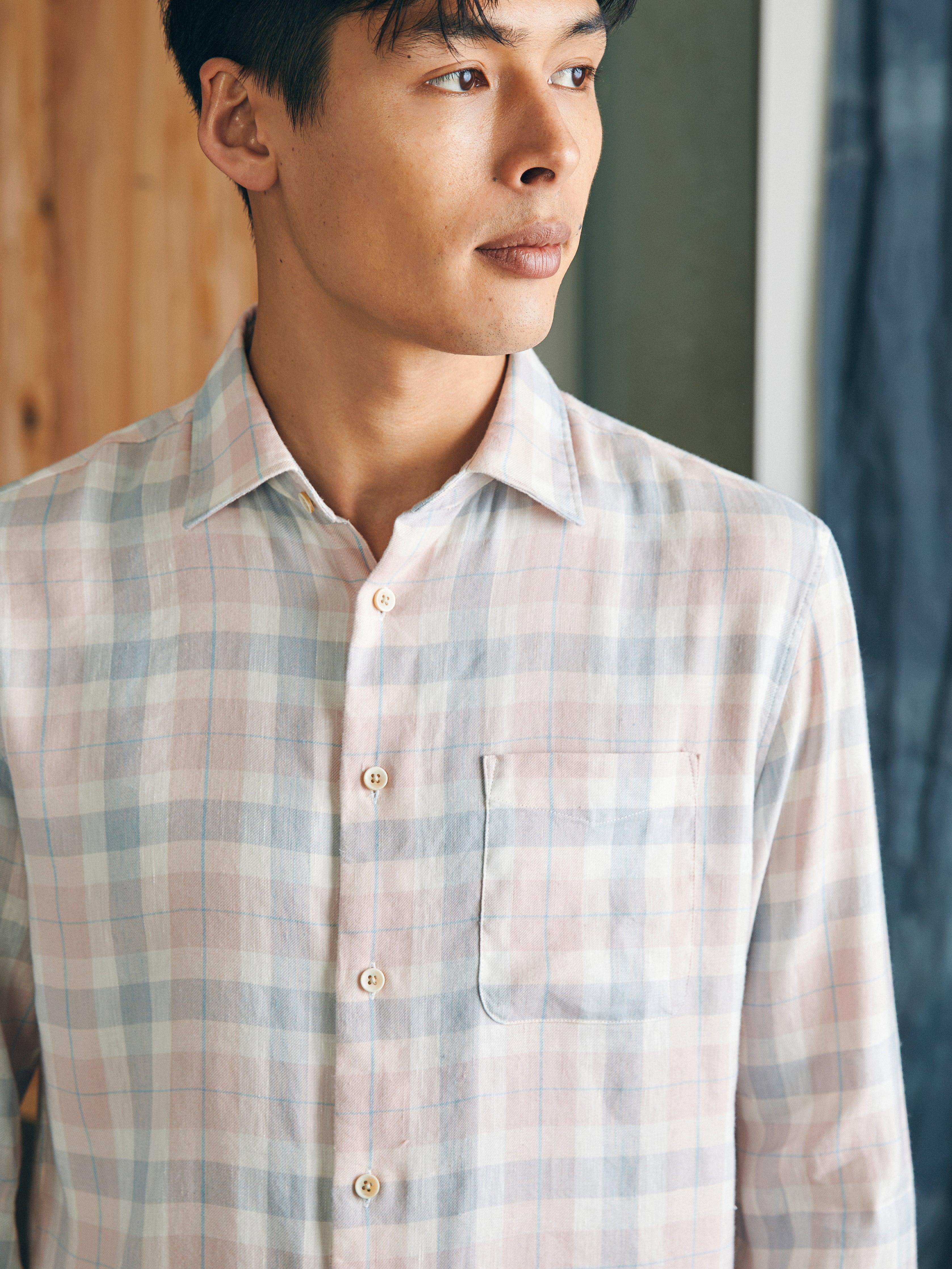 Weekend Blend Shirt - Mauve Field Plaid Male Product Image