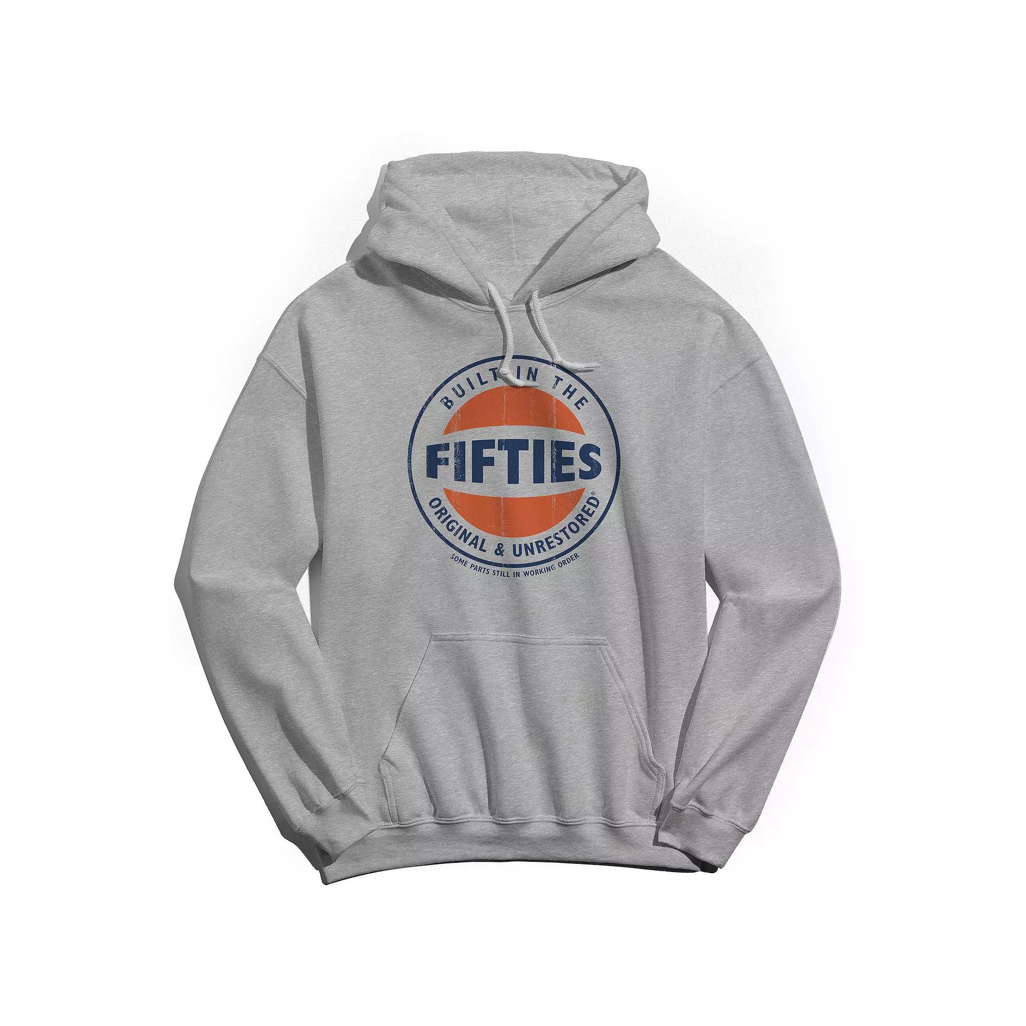 Men's Original & Unrestored Iconic Fifties Graphic Hoodie, Size: XXL, Sport Gray Product Image