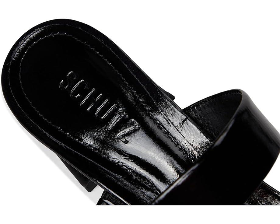 Lulu Crinkled-shimmer Cross Slides Product Image