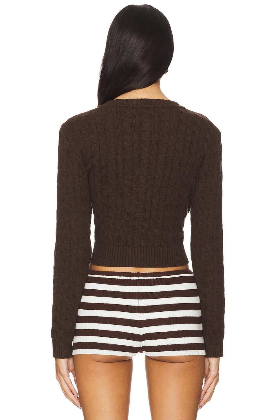 Dudley Cable Knit Cardigan Frankies Bikinis Product Image