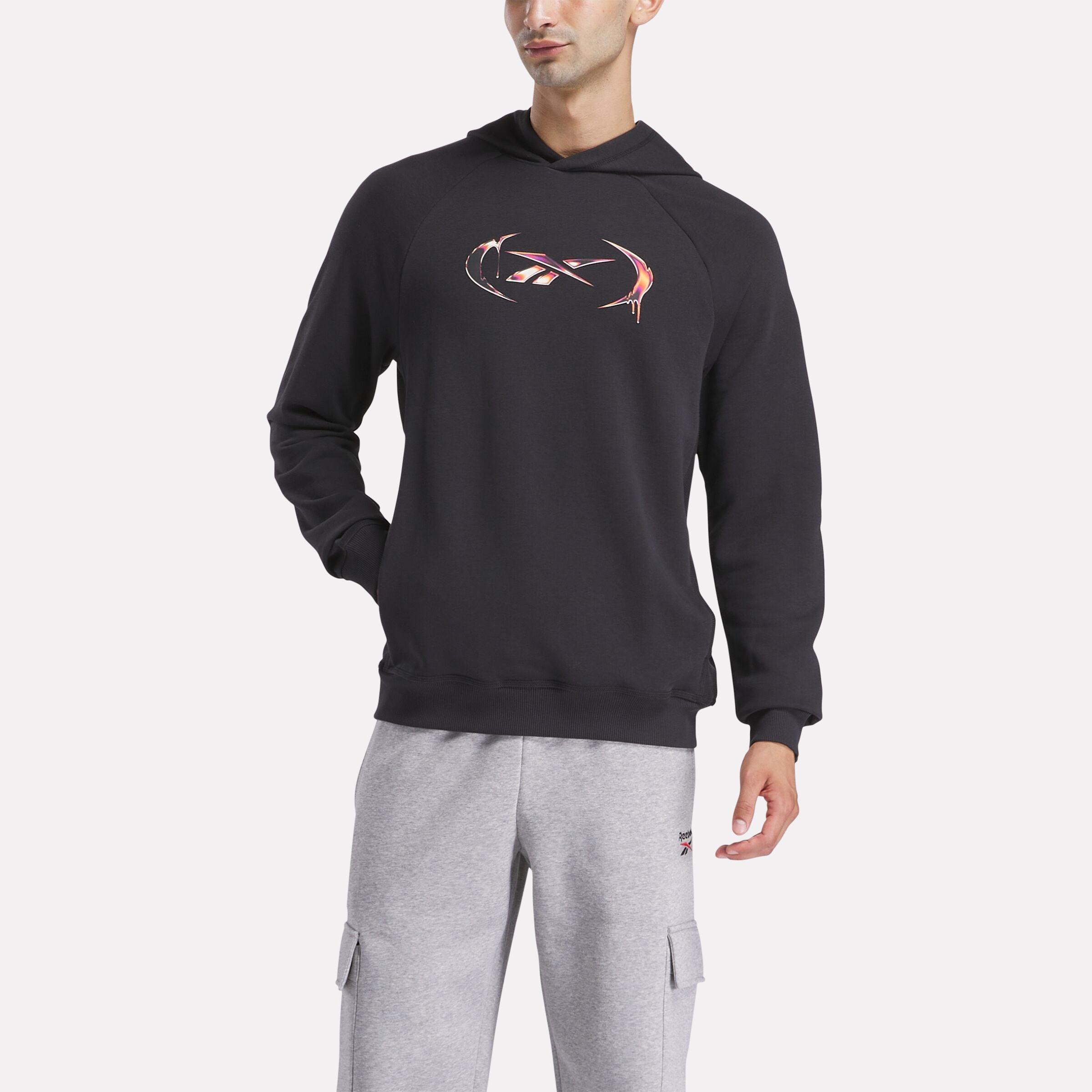 Basketball Heat Wave Hoodie Male Product Image