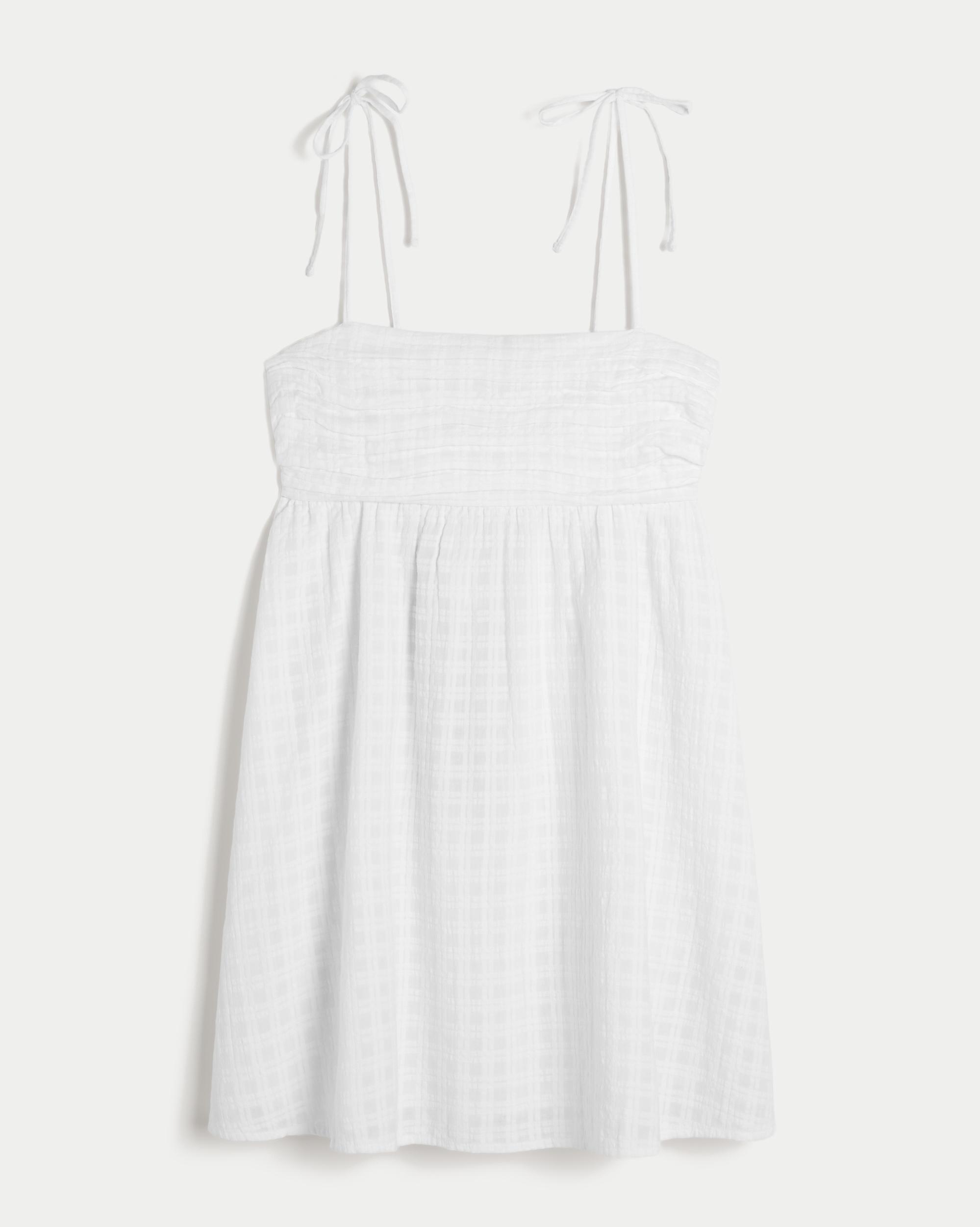 Babydoll Tie-Strap Mini Dress Product Image