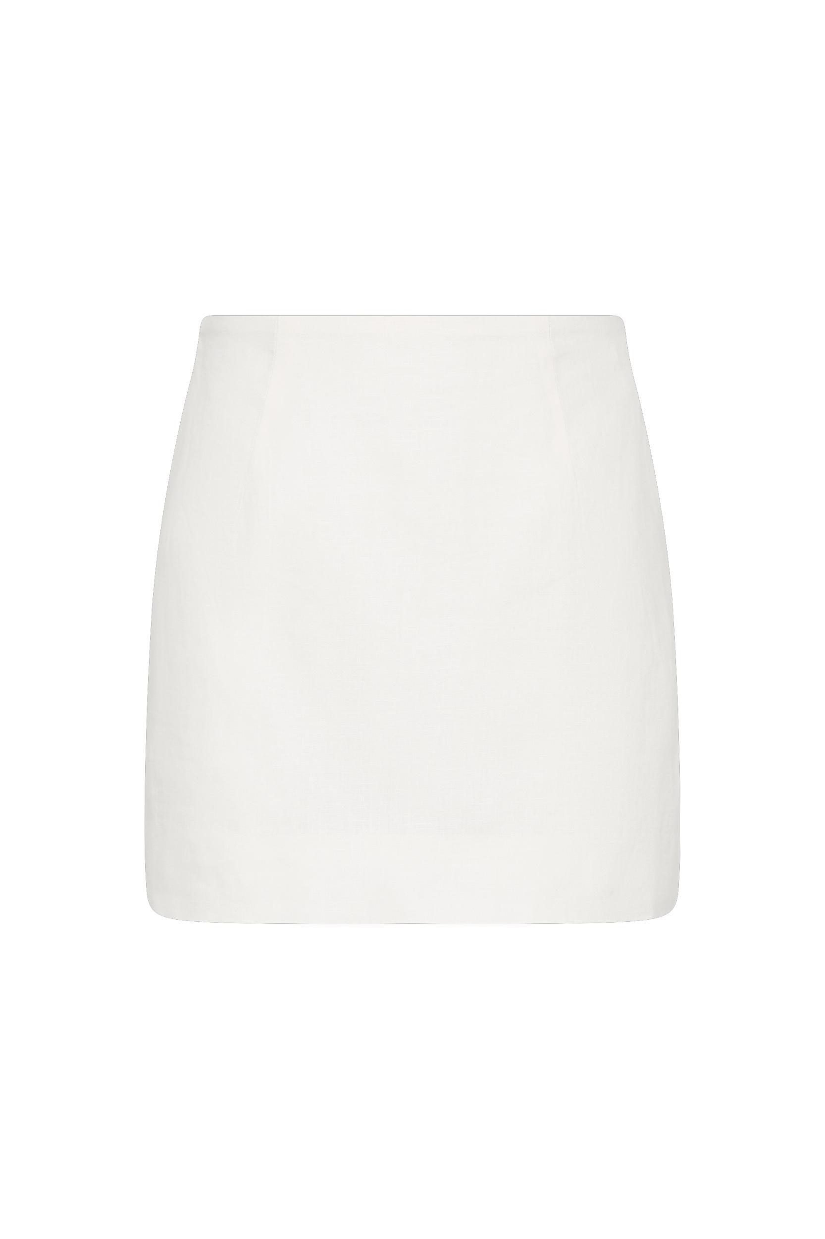 Jane Mini Skirt White - Final Sale Product Image