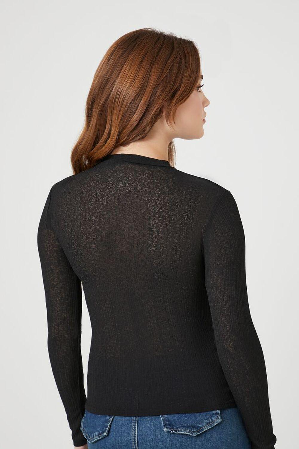 Ribbed Mock Neck Top | Forever 21 Product Image