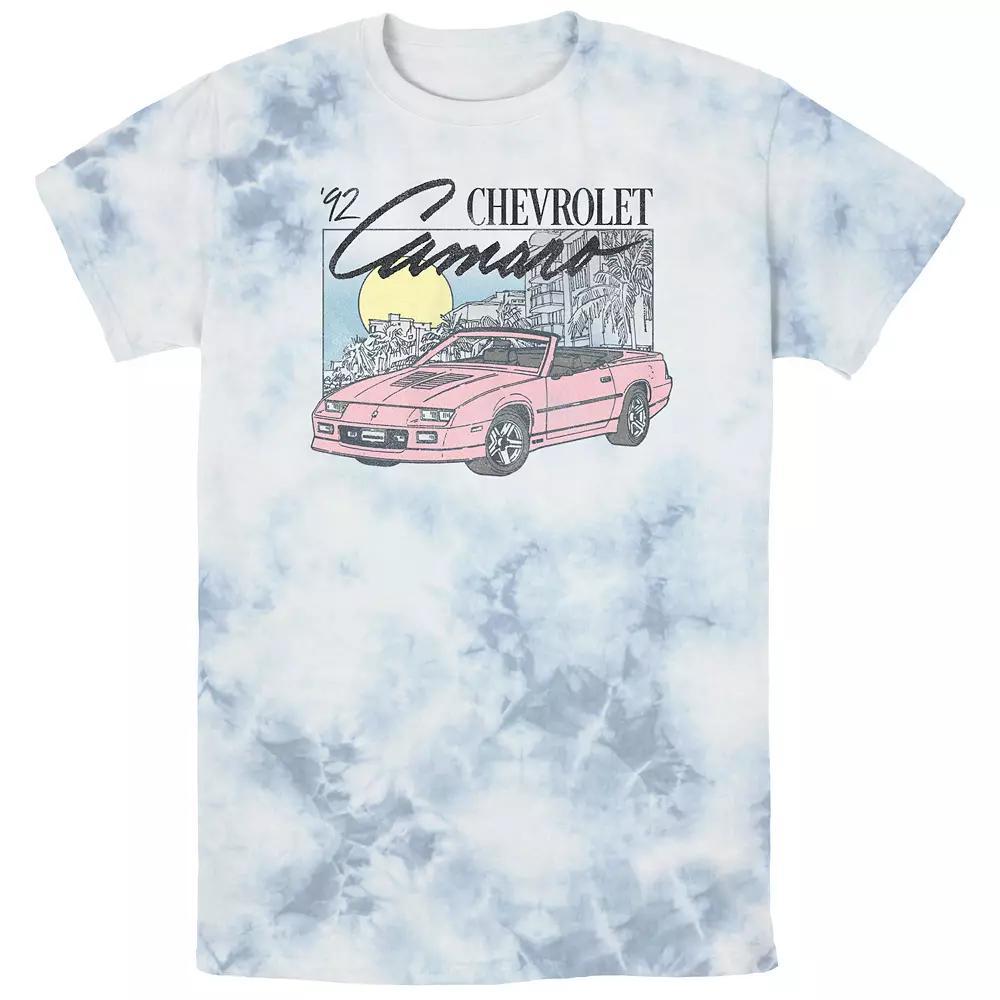 Men's Chevrolet Camaro '92 Bombard Wash Graphic Tee, Size: Small, White Blue Product Image