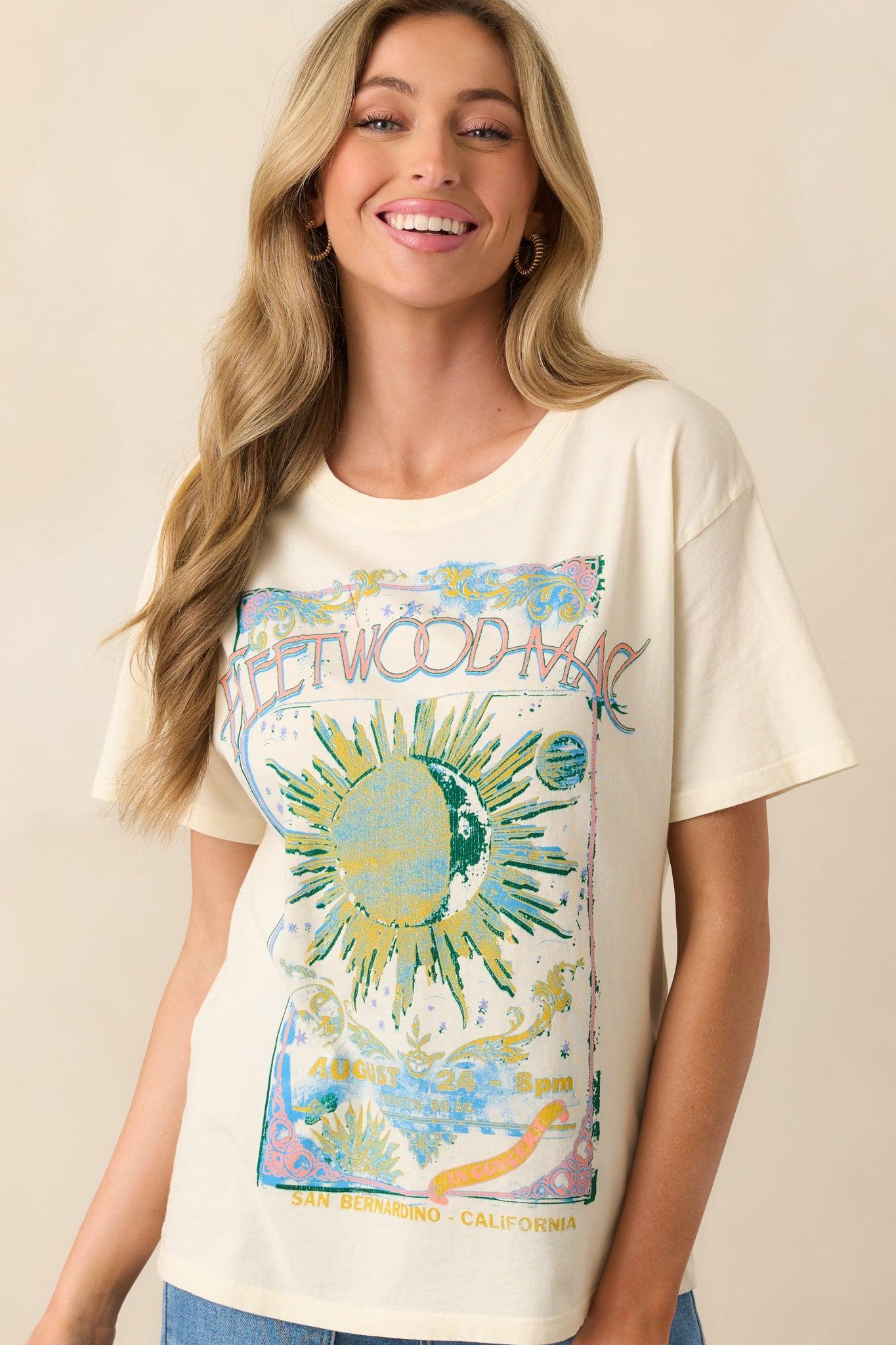Fleetwood Mac Dreams Ivory Boyfriend Tee Product Image