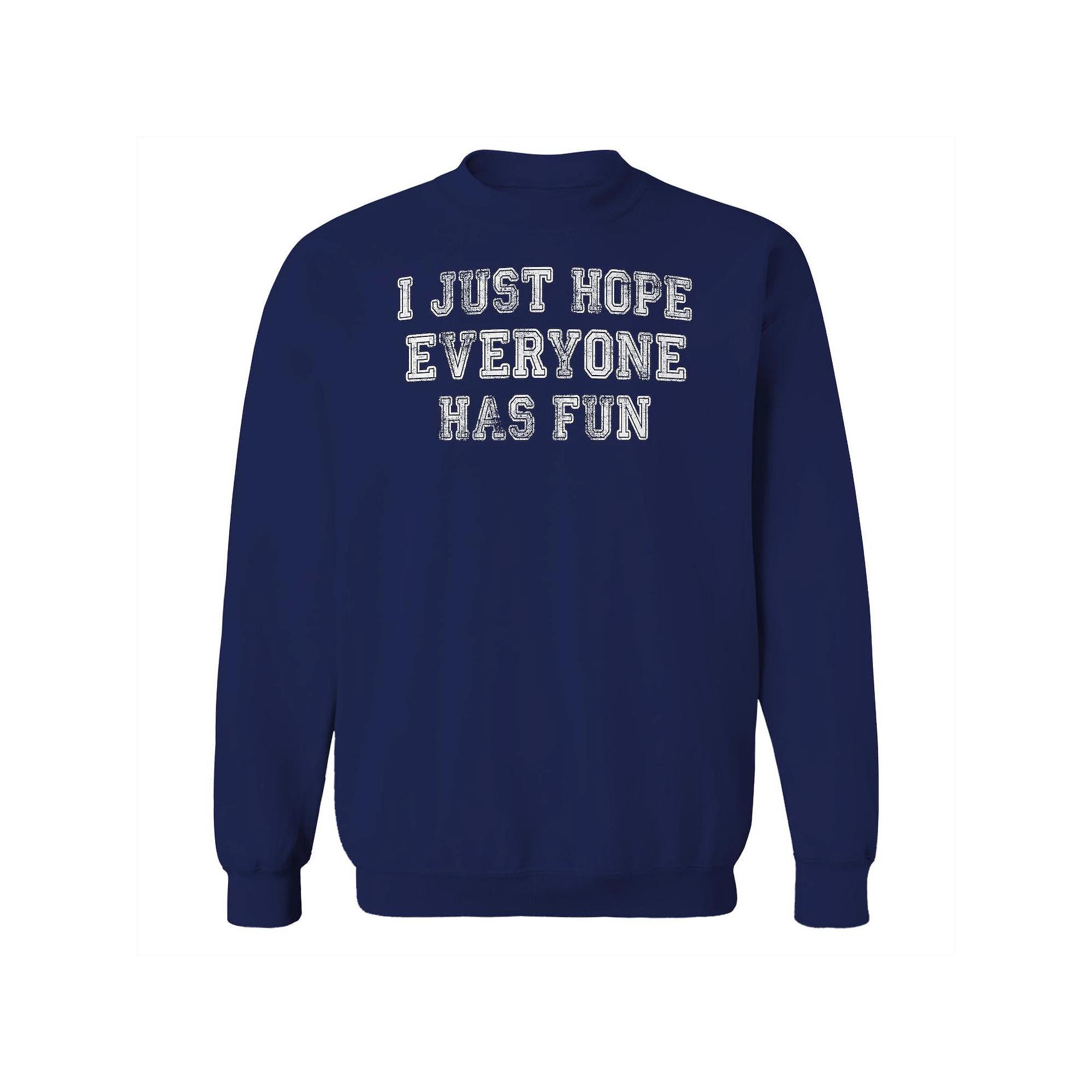 Men's Duke & Sons Hope Everyone Has Fun Graphic Sweatshirt, Size: Medium, Gray Green Product Image