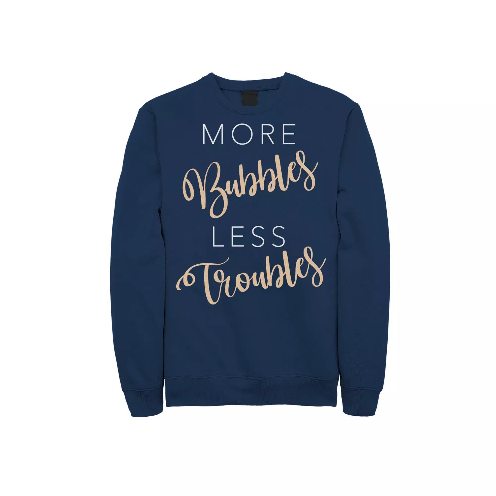 Men's Fifth Sun More Bubbles Stacked Sweatshirt, Size: Small, Blue Product Image