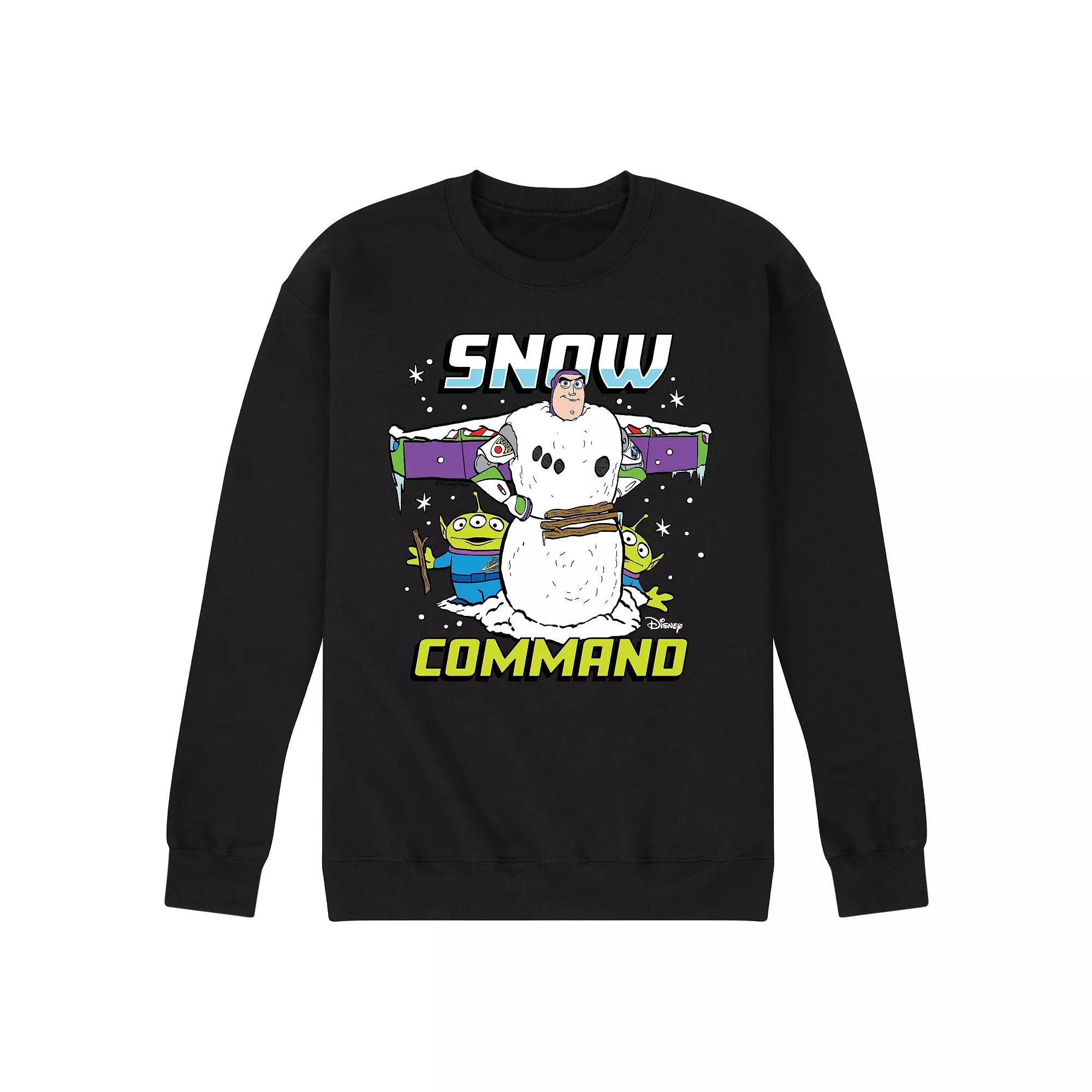 Disney / Pixars Toy Story Mens Snowman Fleece Sweatshirt Product Image