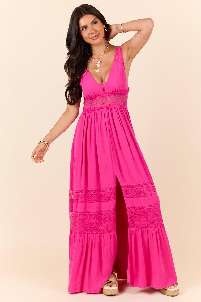 Summer Crush Fuchsia Maxi Dress SALE Product Image