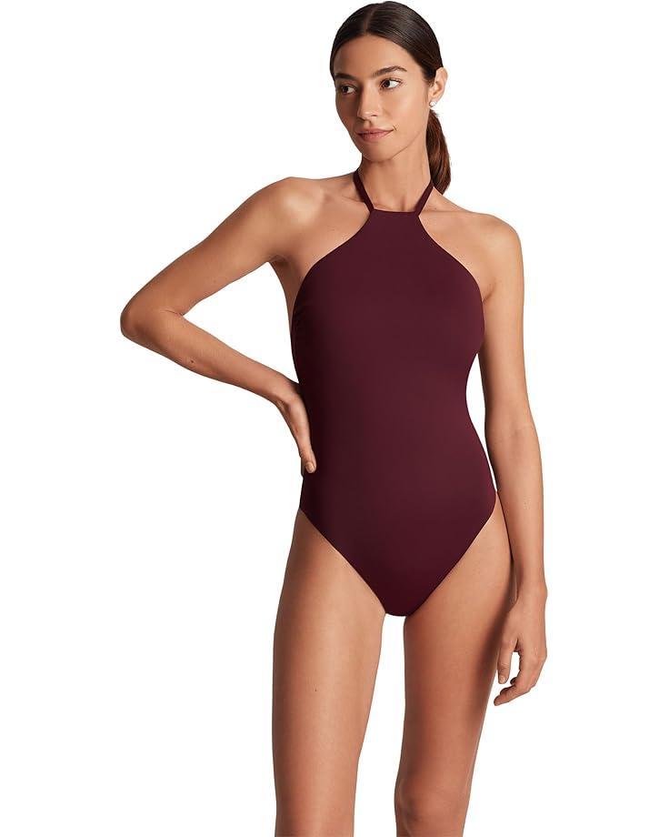 Beach Club Solids Ring Front Underwire One-Piece Product Image