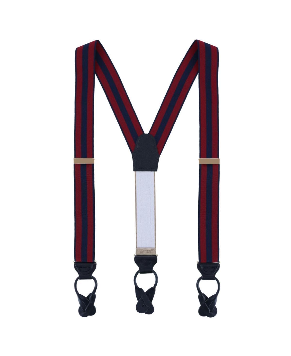 Mens Balint Stripe Non-Stretch Suspender Braces Product Image