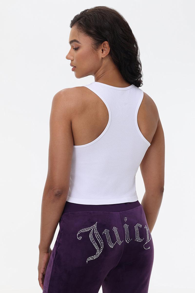 Small Bling High Neck Crop Tank Product Image