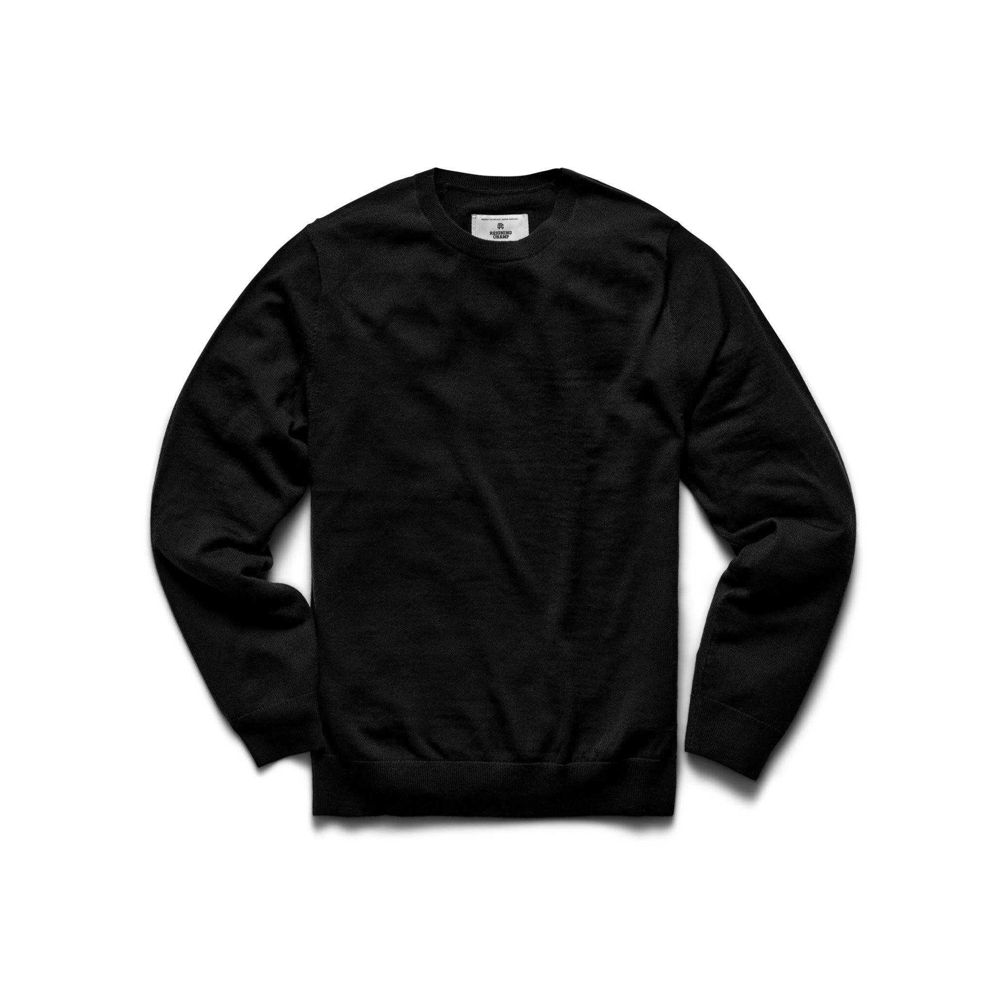 Lightweight Merino Harry Crewneck - Vault Male Product Image