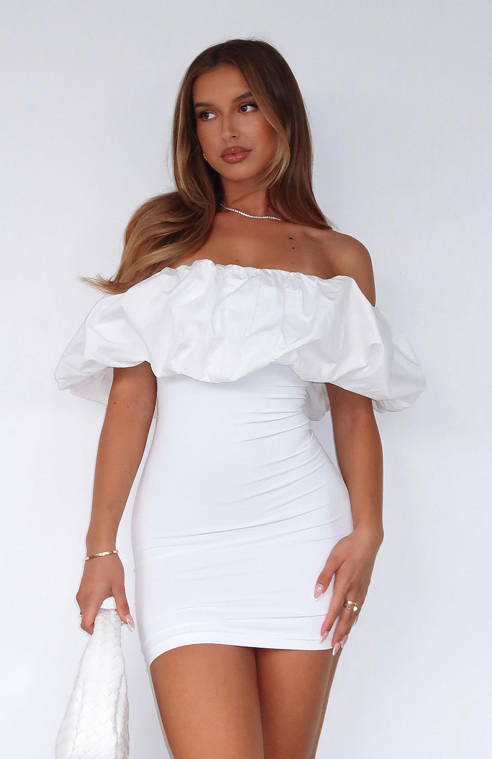 Need A Rush Mini Dress White Product Image