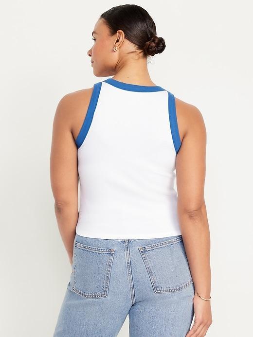Graphic Crop Tank Top Product Image