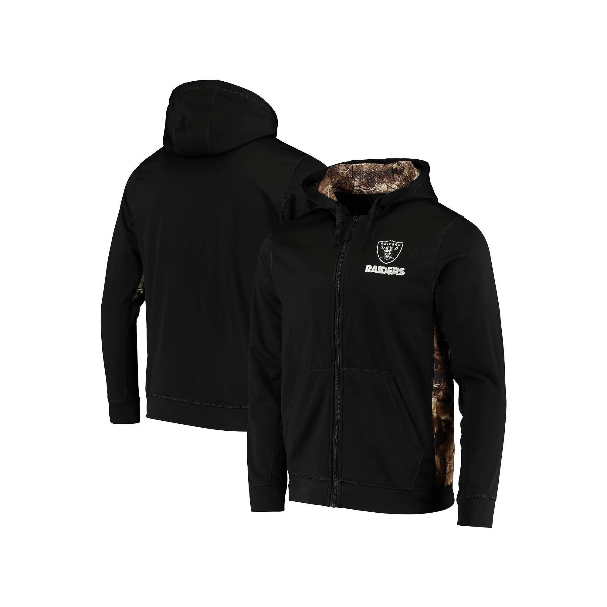 Men's Dunbrooke Black/Realtree Camo Las Vegas Raiders Decoy Tech Fleece Full-Zip Hoodie, Size: Small, Lvr Black Product Image