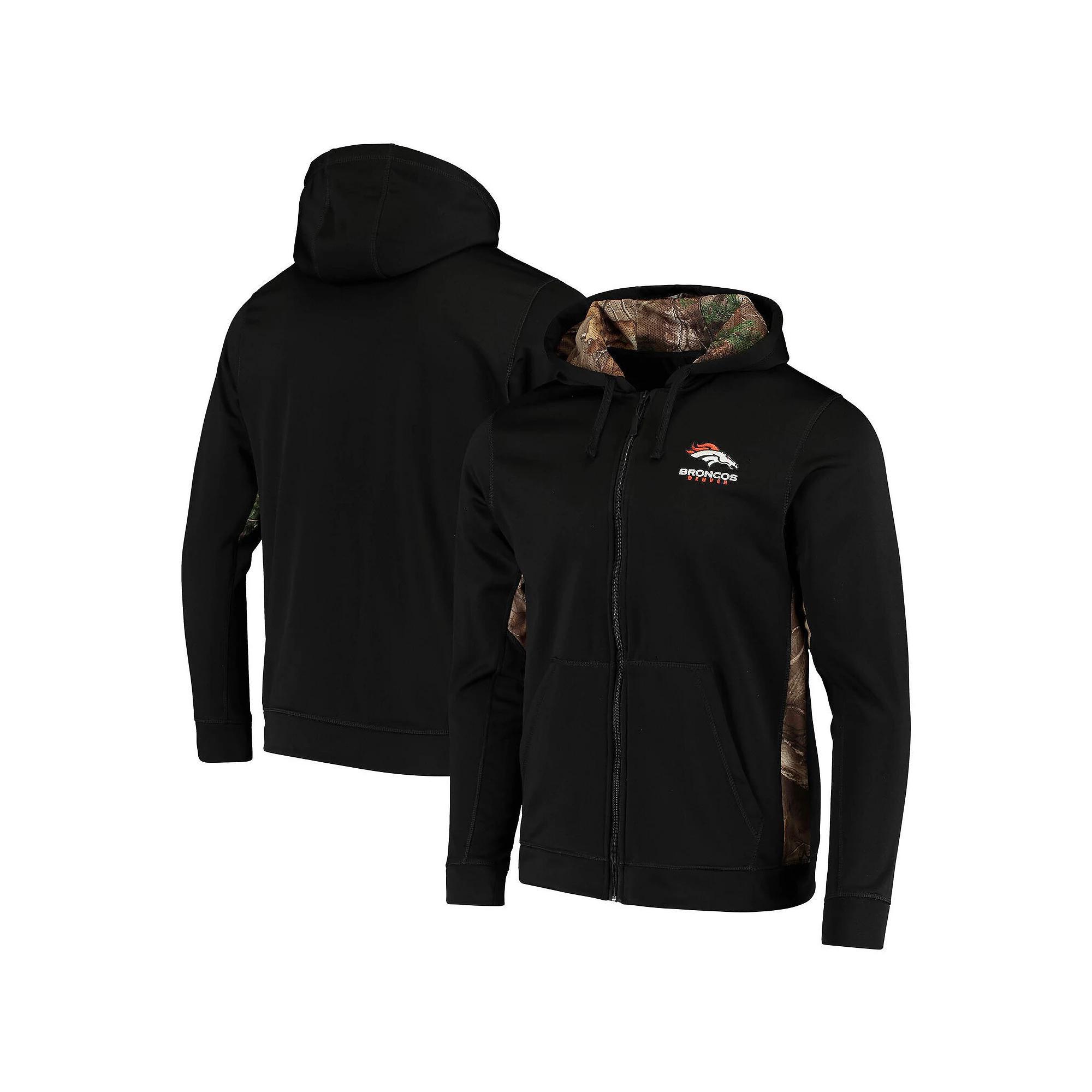 Men's Dunbrooke Black/Realtree Camo Denver Broncos Decoy Tech Fleece Full-Zip Hoodie, Size: Small Product Image