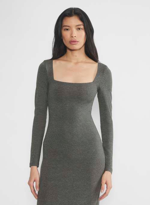 contour squareneck longsleeve maxi dress Product Image