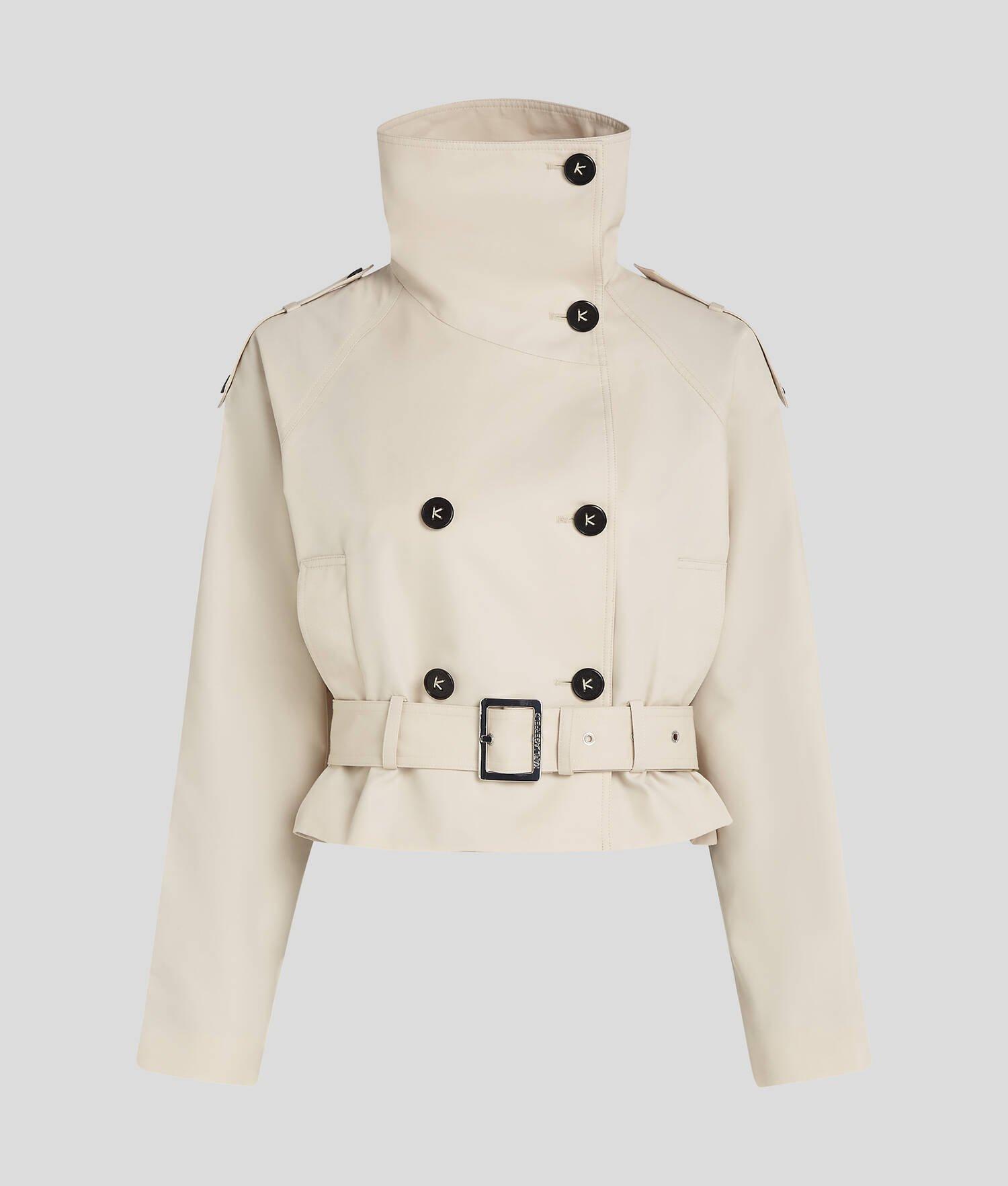 SHORT COTTON TWILL JACKET Product Image