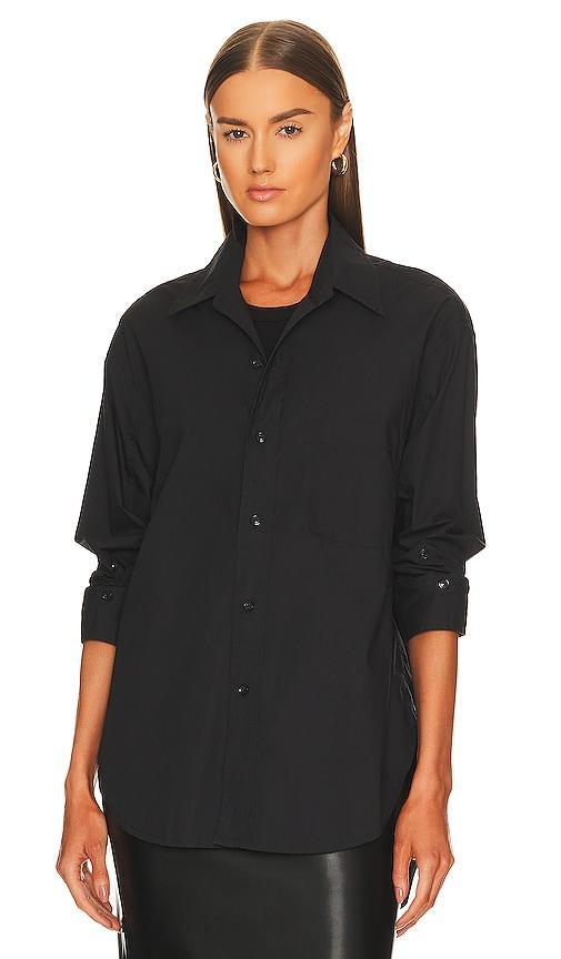 Kayla Oversized Button-Front Shirt Product Image