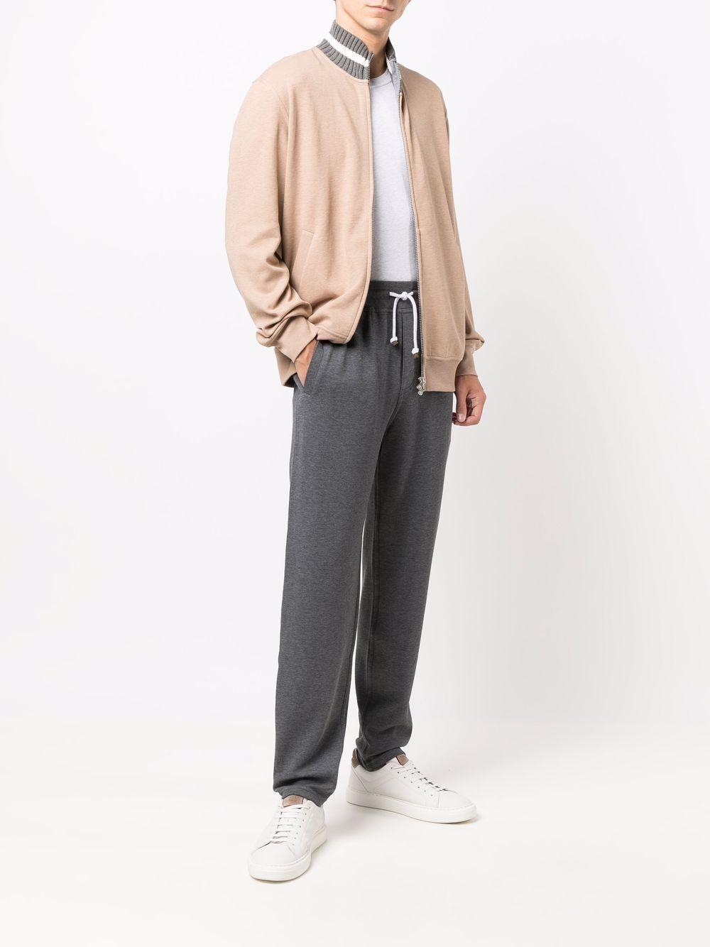 jersey drawstring-waist track pants Product Image