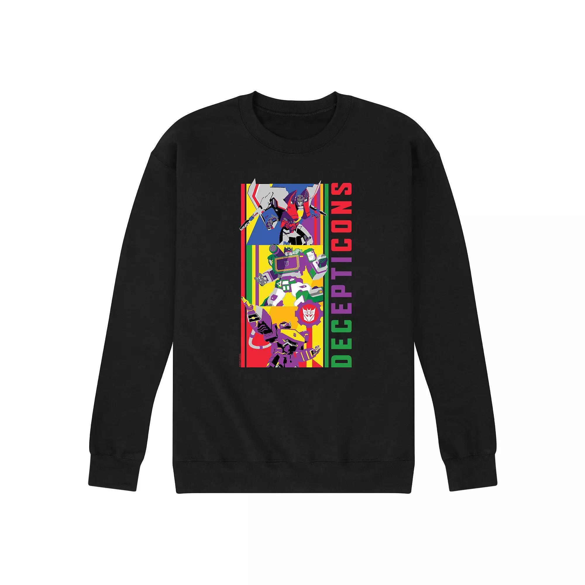 Mens Transformers Decepticons Fleece Sweatshirt Product Image