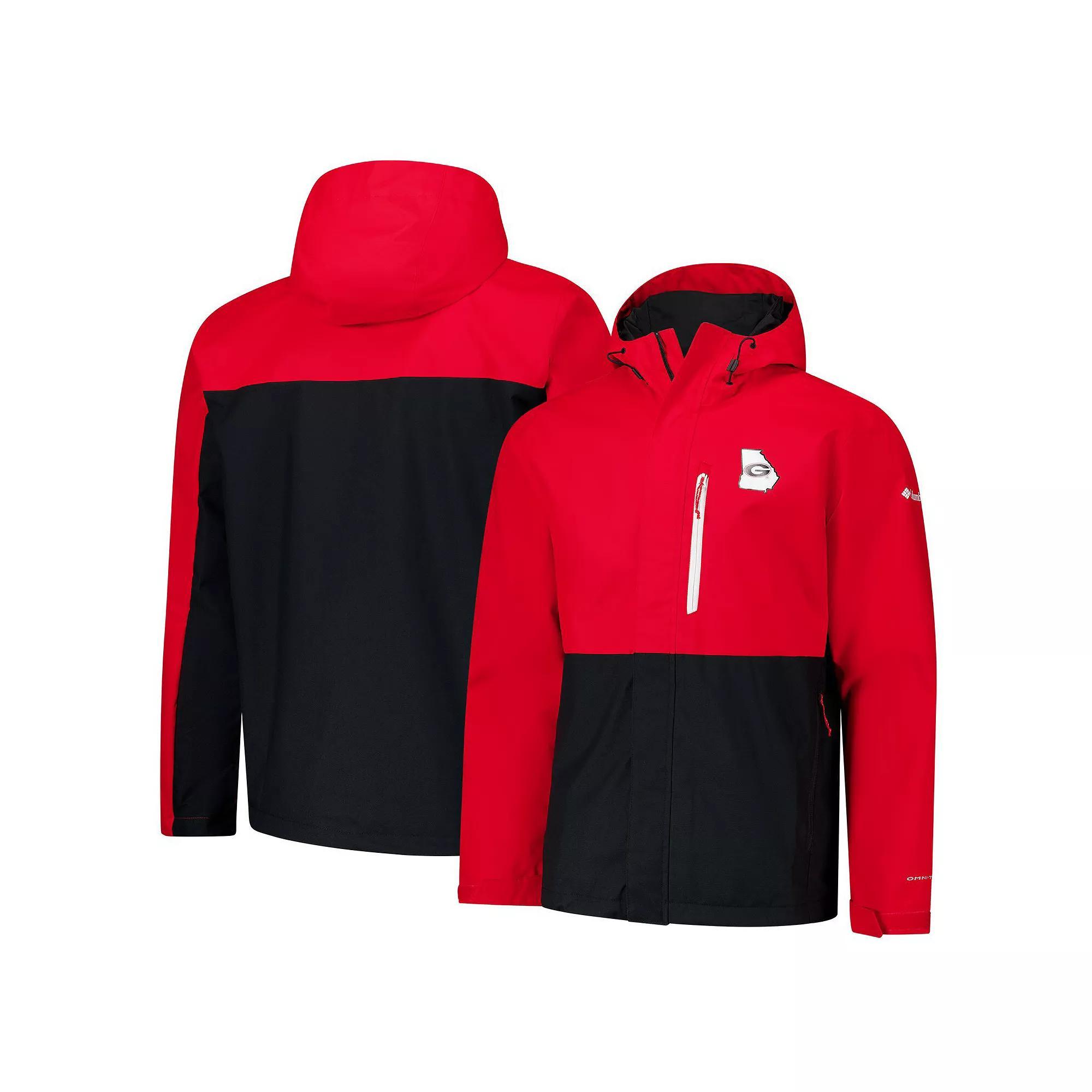 Men's Columbia  Red Georgia Bulldogs Field Bound Omni-Tech™ Full-Zip Jacket, Size: 2XL Product Image