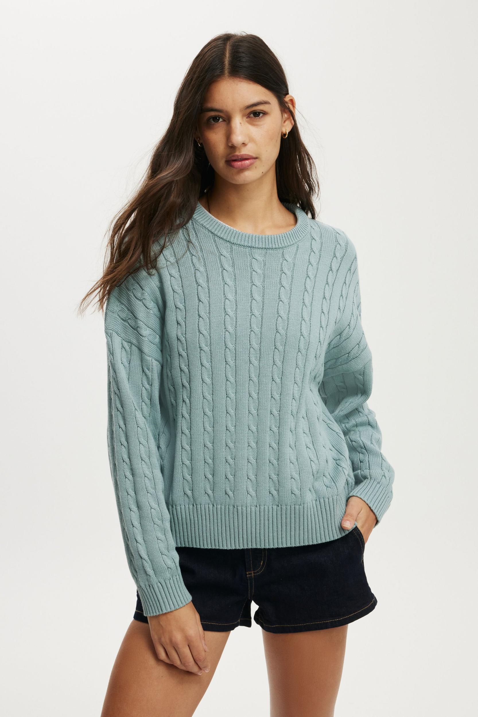 Cotton Crew Neck Pullover Product Image