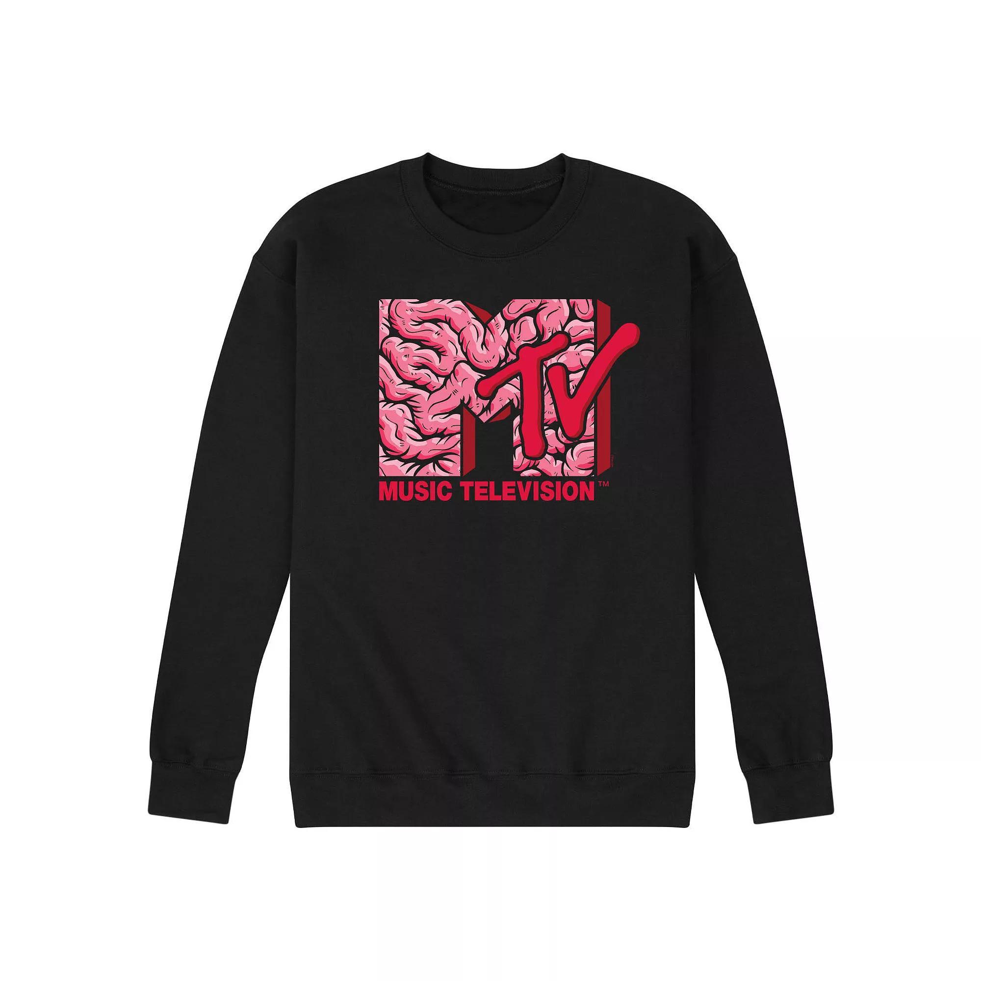 Mens MTV Halloween Intestines Logo Graphic Fleece Product Image