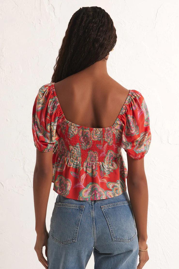 Renelle Tango Floral Top Product Image