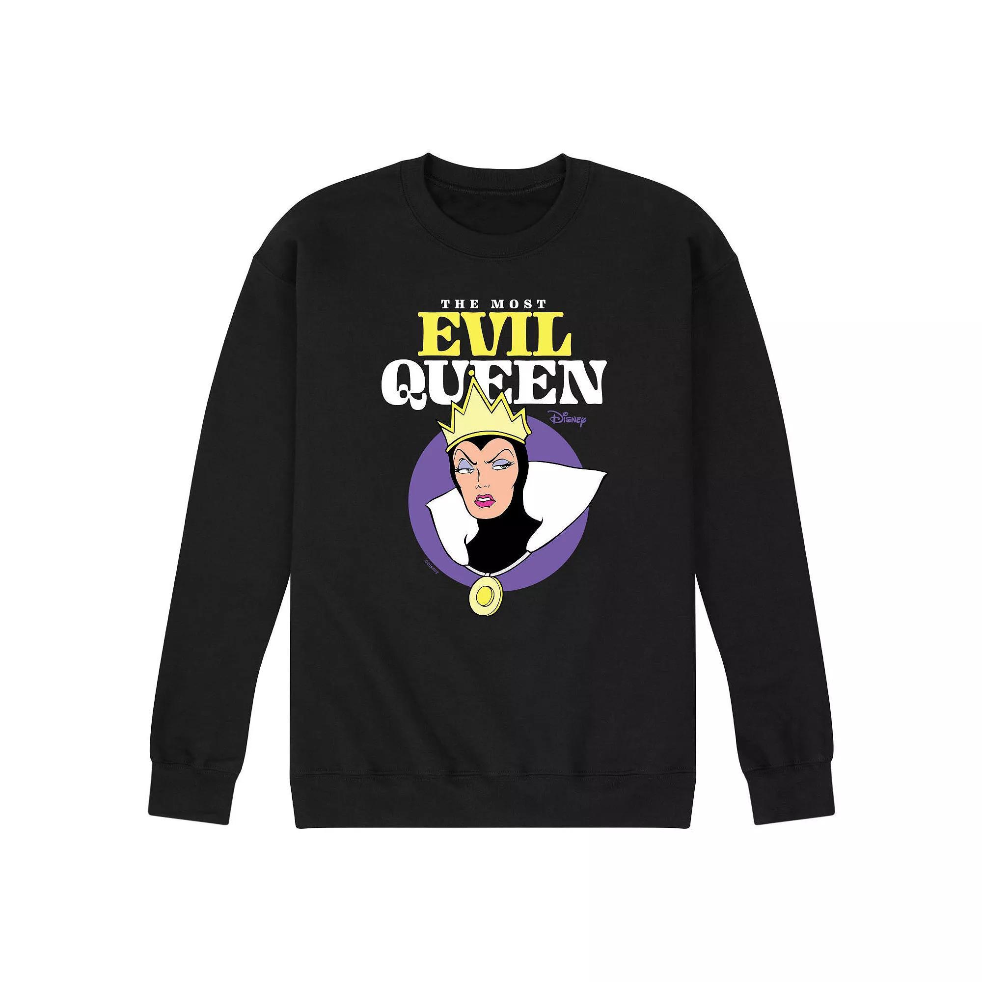 Disney Villains Mens Most Evil Queen Fleece Graphic Tee Product Image