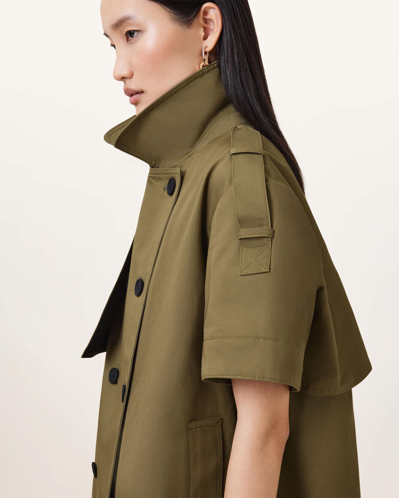 Flow Short Sleeve Trench Jacket Product Image