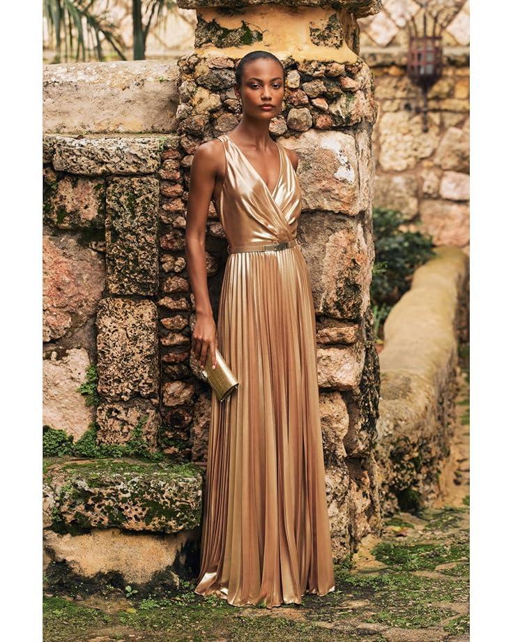 Satin Charmeuse One Shoulder Gown Product Image