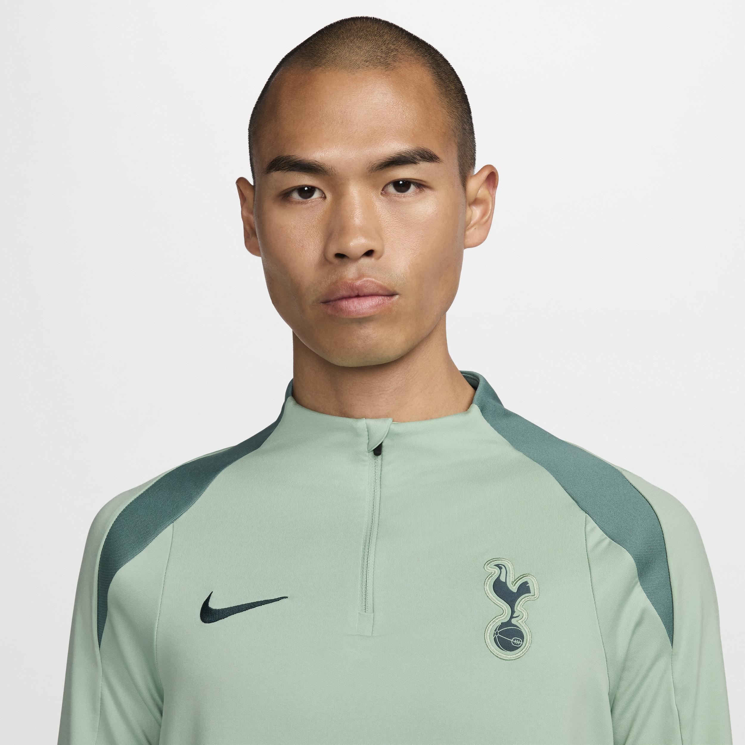 Men's Nike  Green Tottenham Hotspur  2024/25 Third Strike Drill Performance Quarter-Zip Pullover Top, Size: 2XL, Tot Green Product Image