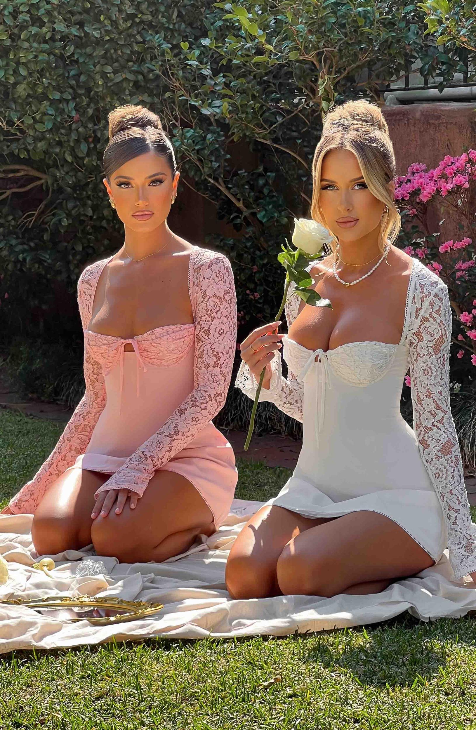 Jacinta Mini Dress - Blush Product Image