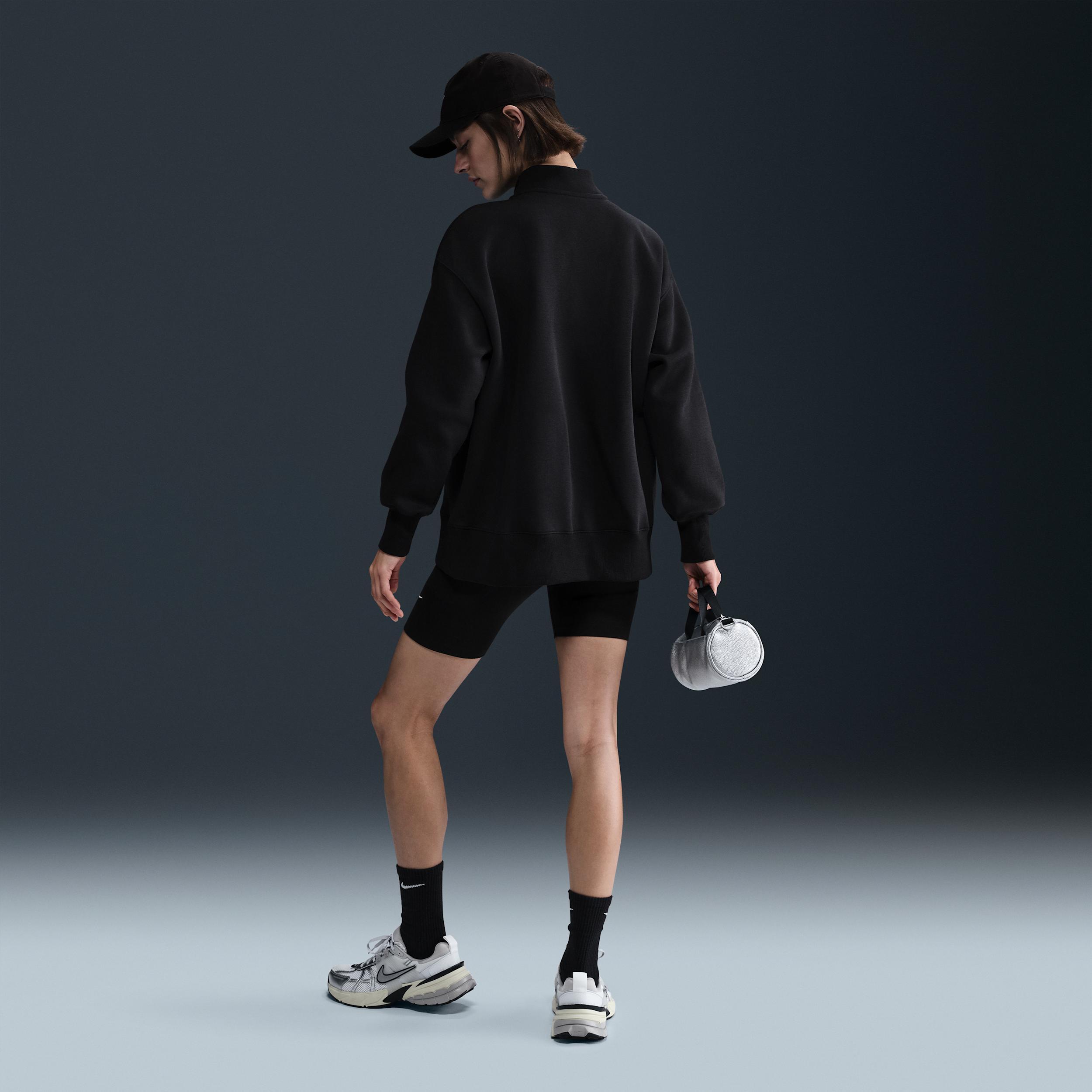 Women's Nike Sportswear Phoenix Fleece Oversized 1/4-Zip Long Sweatshirt Product Image