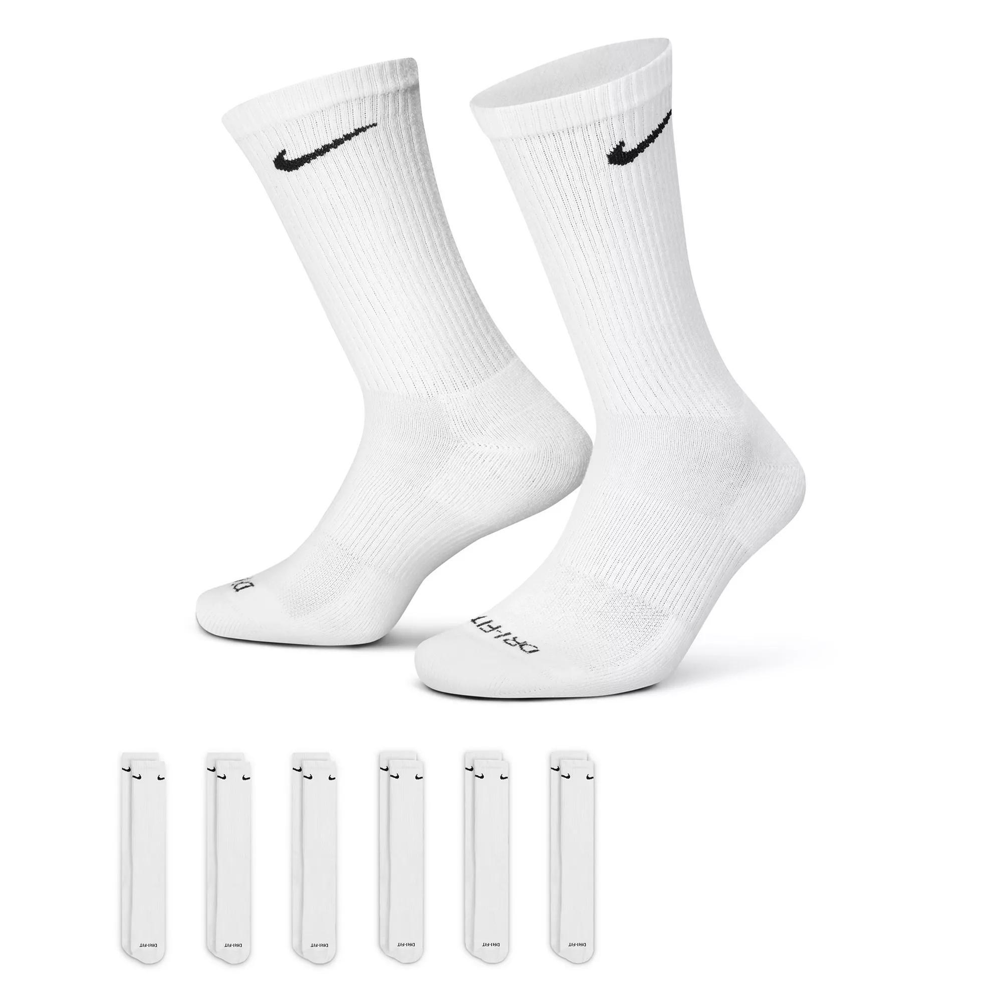 Mens Nike 6-pack Everyday Plus Cushion Crew Training Socks Product Image