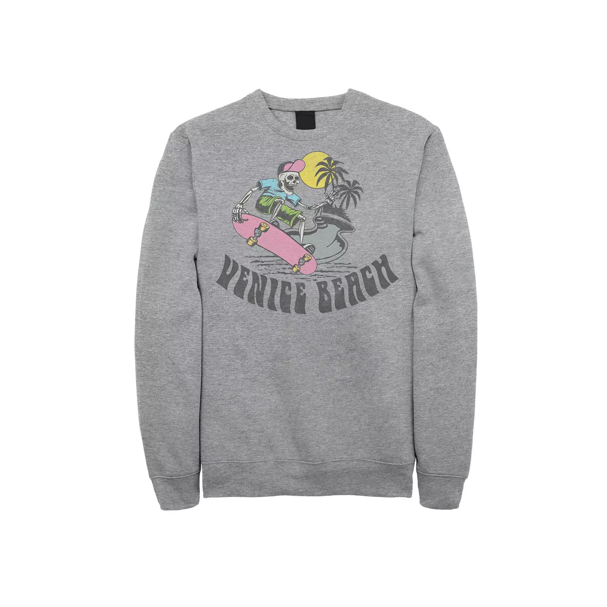 Mens Marvel City Skyline Logo Sweatshirt Athletic Grey Product Image