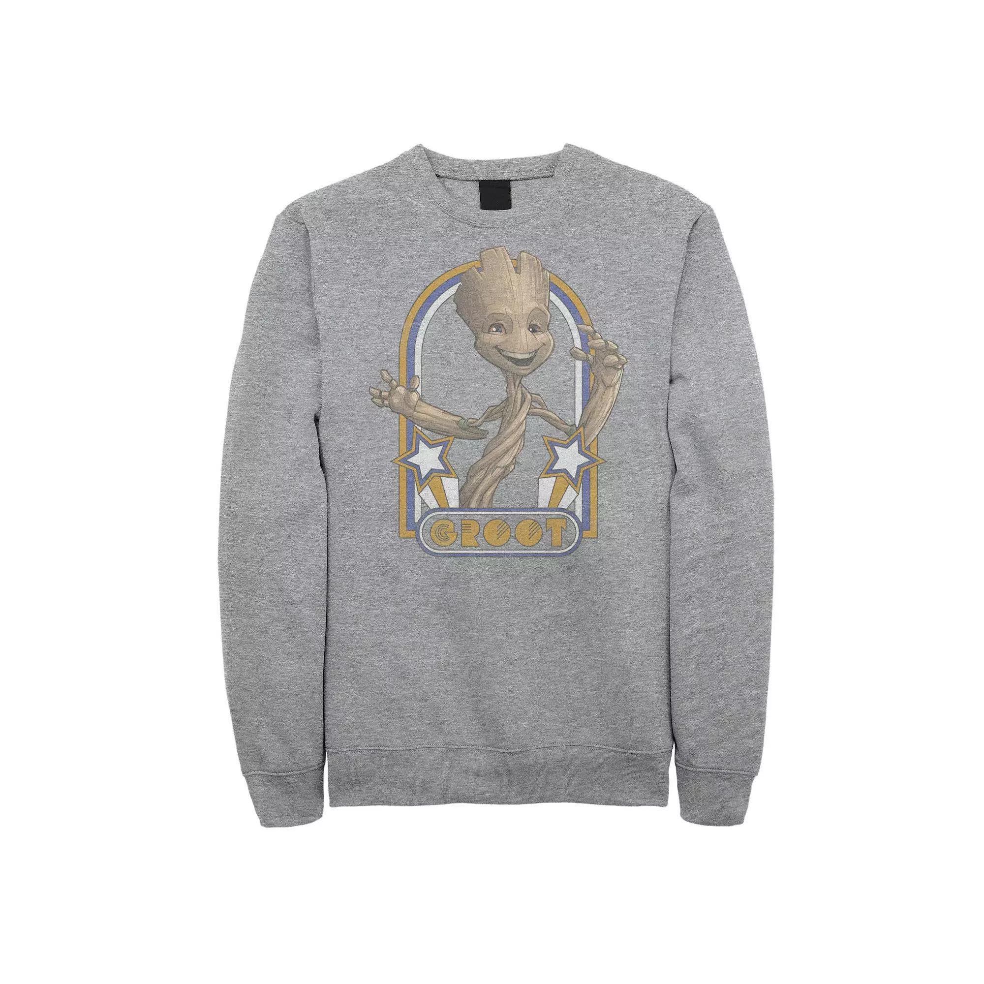 Men's Julie And The Phantoms Butterfly Sketches Sweatshirt, Size: Small, Athletic Grey Product Image