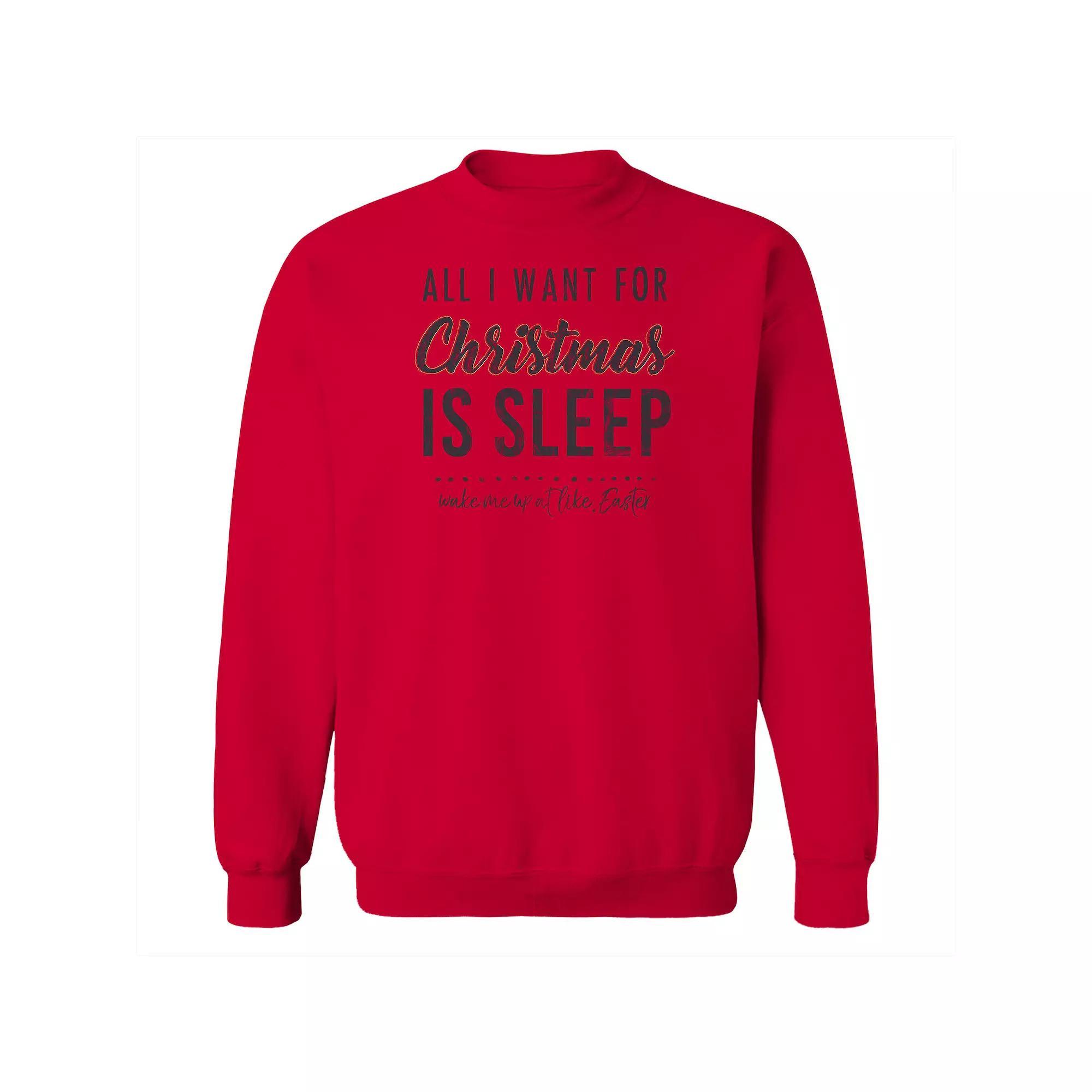 Men's Curb Your Enthusiasm Logo Curb Your Enthusiasm Graphic Fleece Crew Sweatshirt, Size: Small, Black Product Image