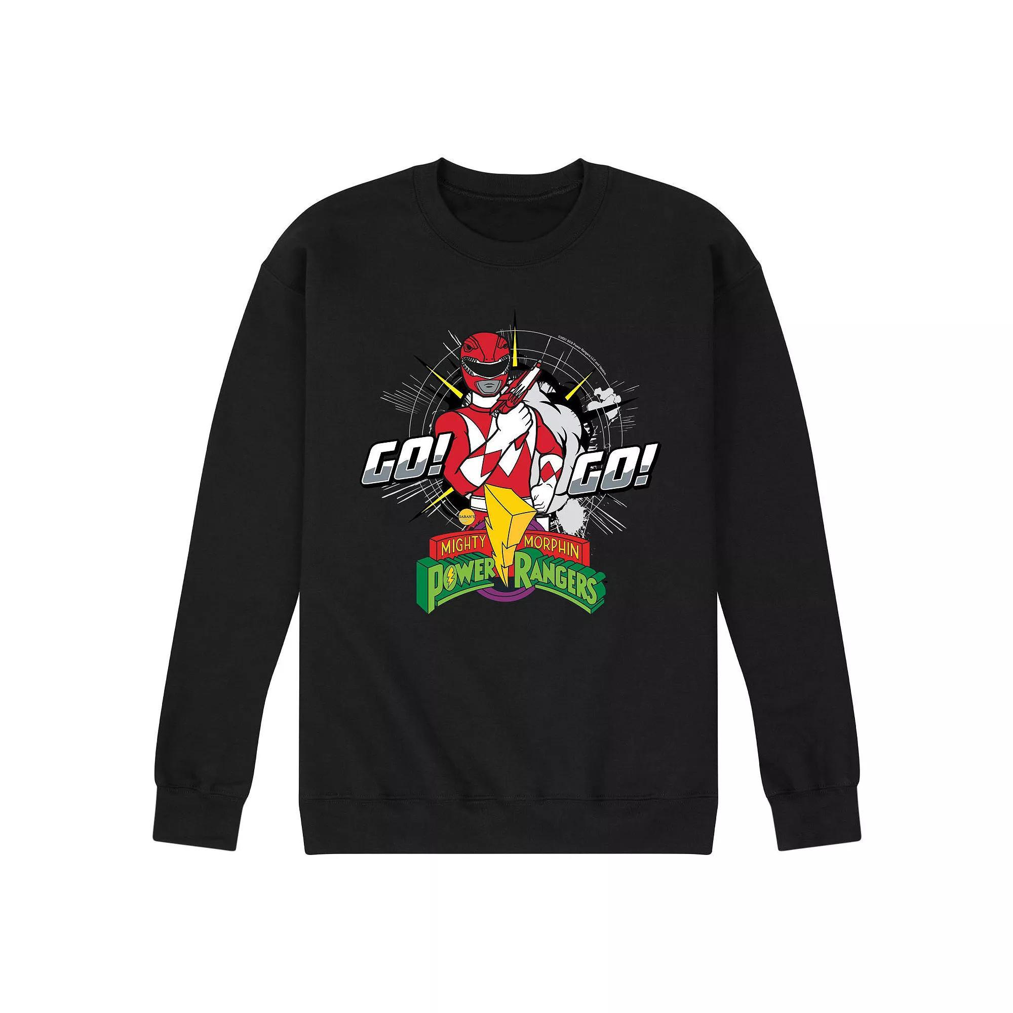 Mens Power Rangers Red Ranger Sweatshirt Product Image